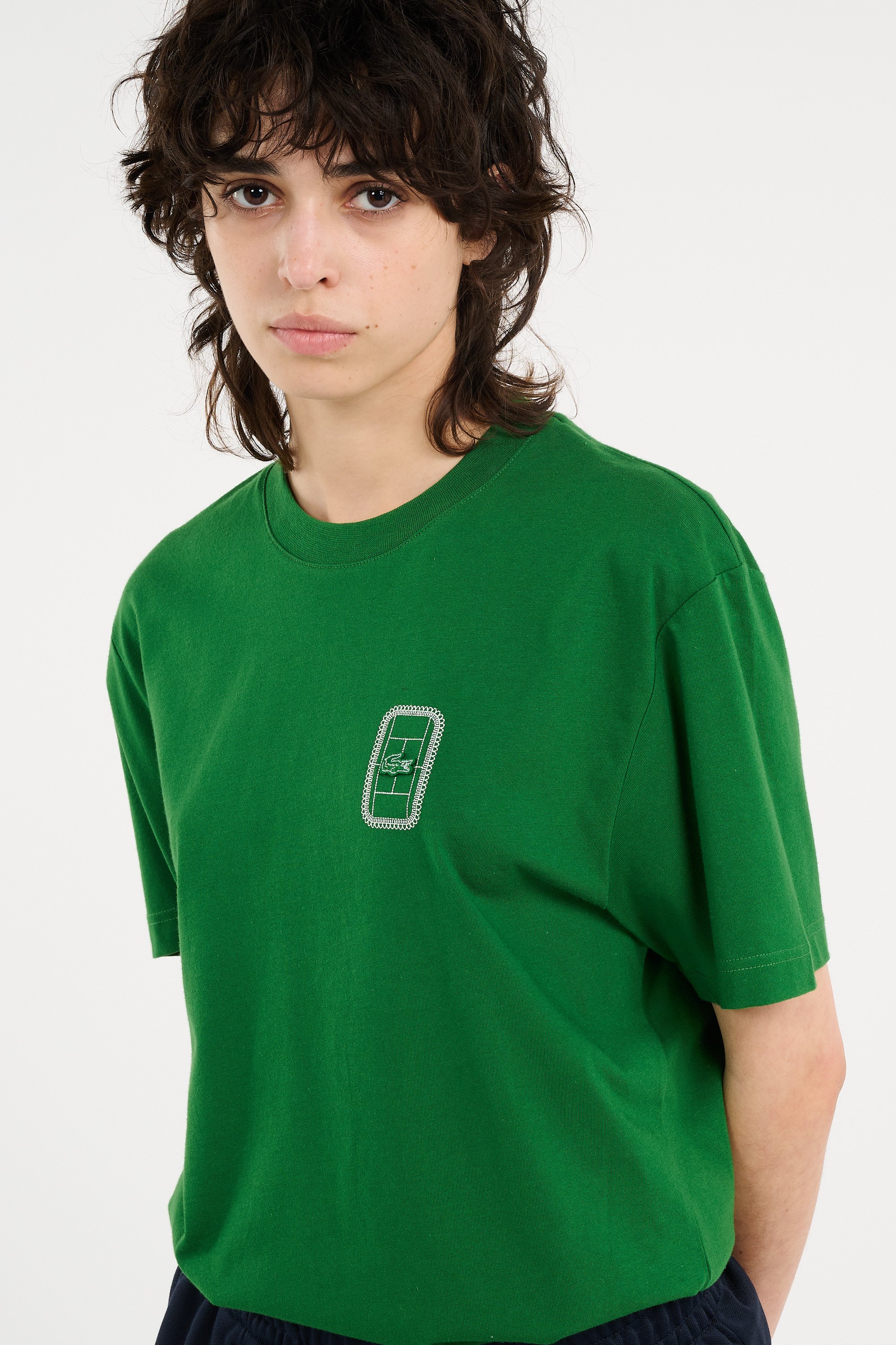T-shirt  | Vert LACOSTE Femme