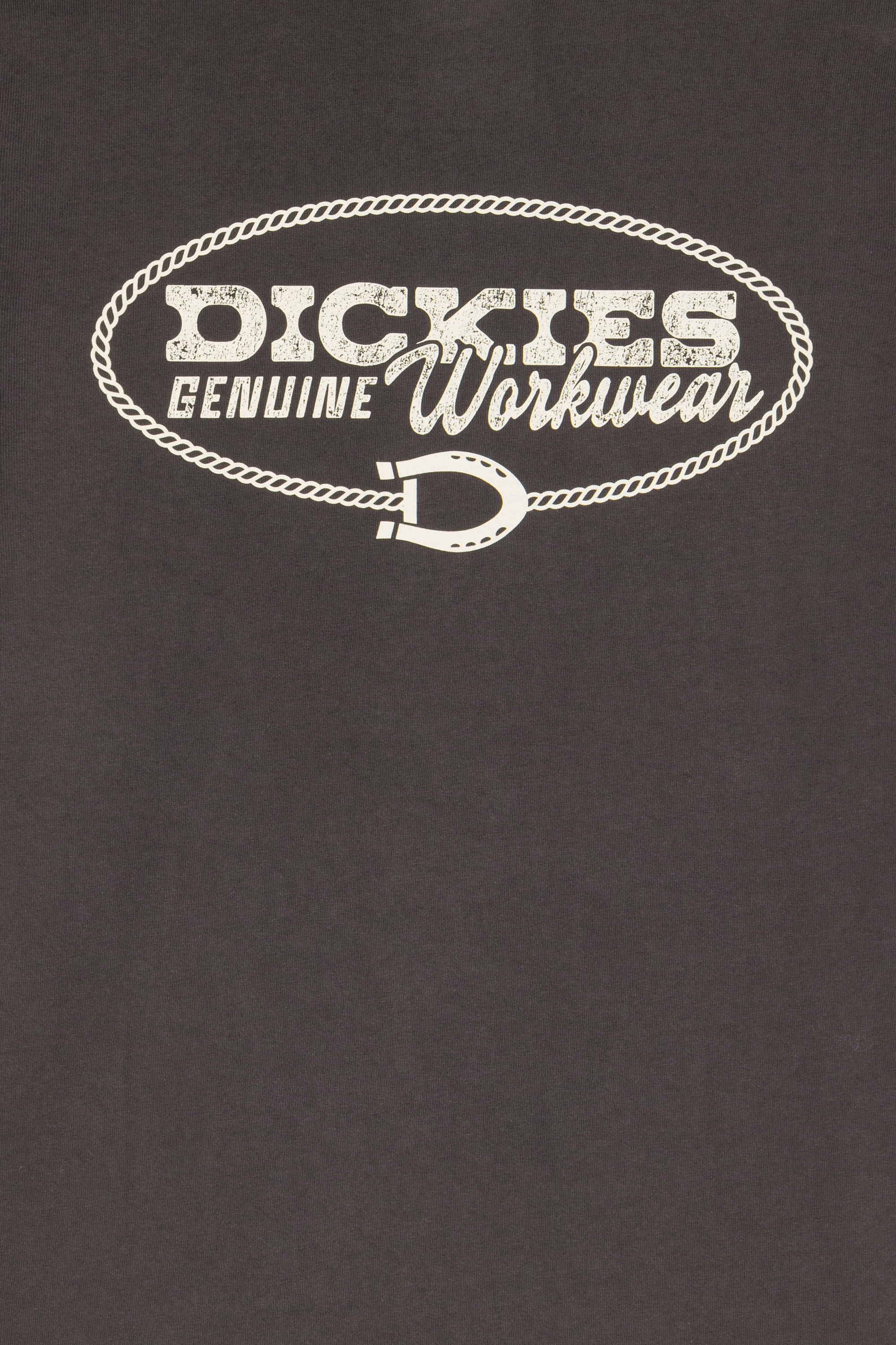 Regular-fit round-neck cotton T-shirt | Black DICKIES Men