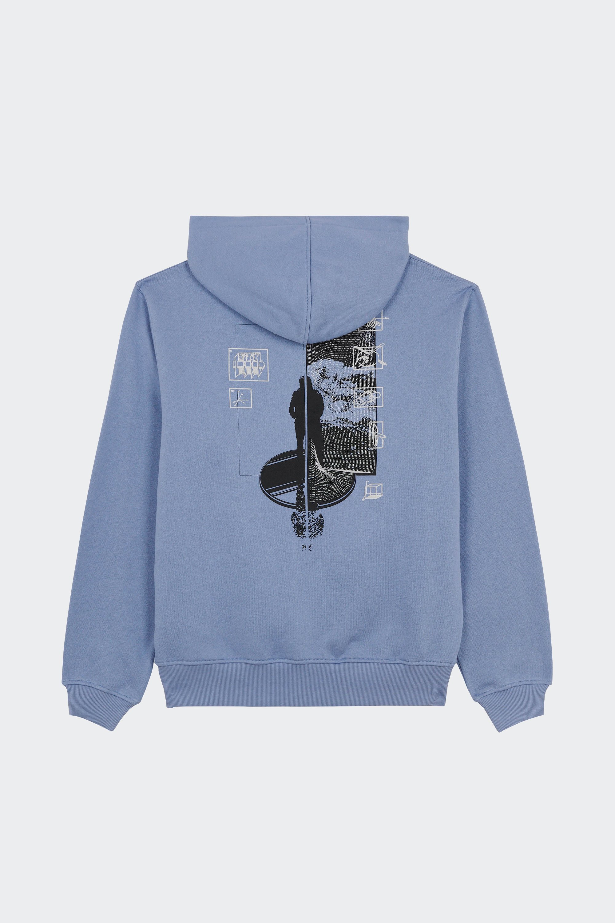 Hoodie | Bleu by DAILY PAPER Hoodie Bleu