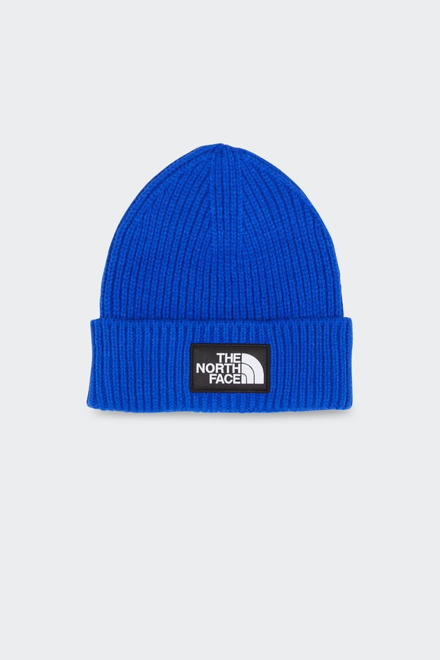 Beanie Tnf Logo Box Cuffed Beanie Blue The North Face Woman Citadium