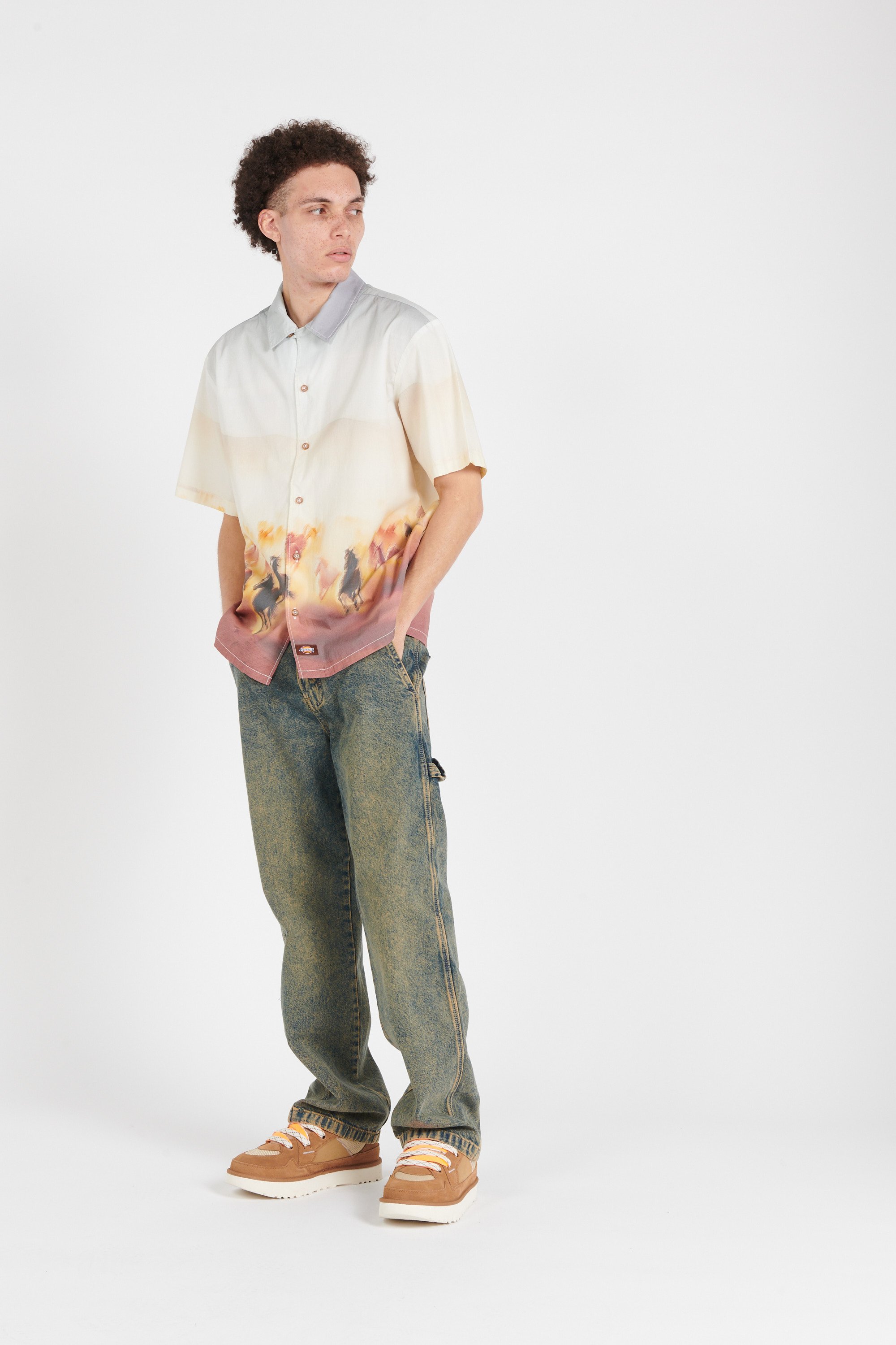 T-shirt DICKIES Yellow