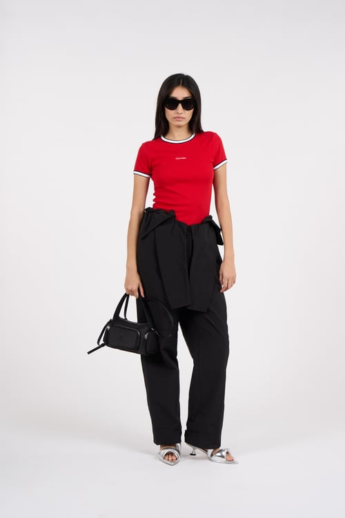 CALVIN KLEIN Sac porté épaule Noir