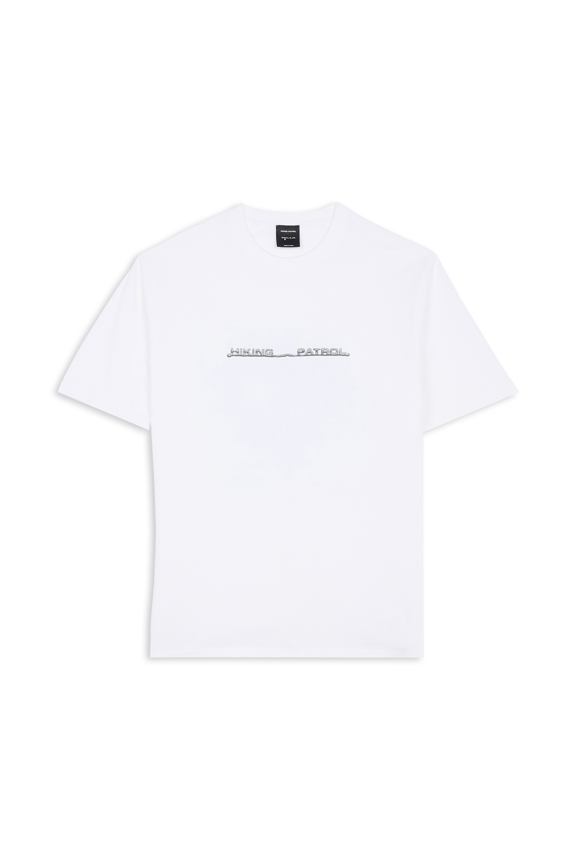 Regular-fit round-neck cotton T-shirt HIKING PATROL White
