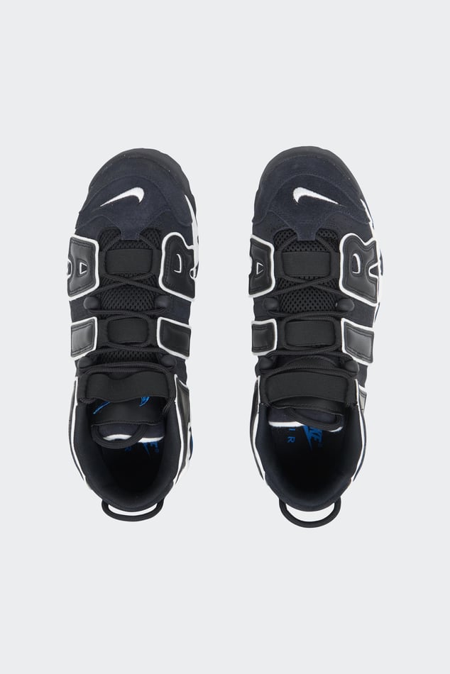 Nike uptempo mens black sales