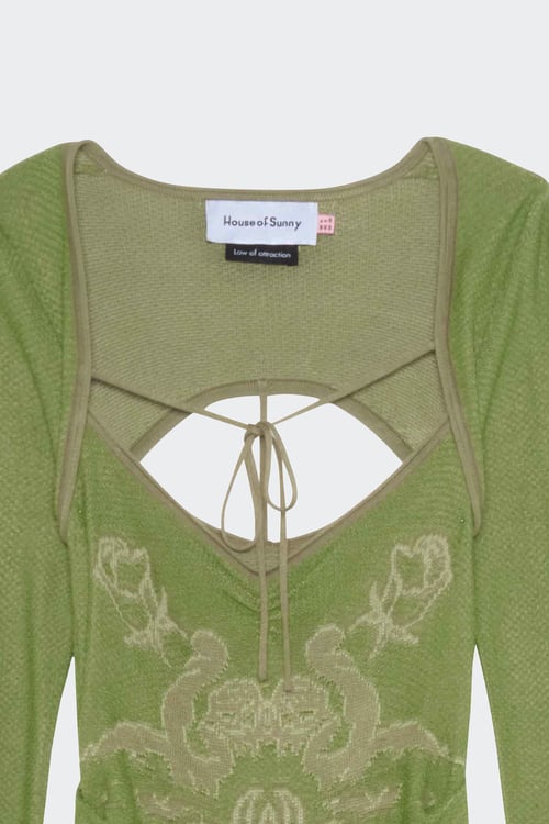 HOUSE OF SUNNY Robe Vert