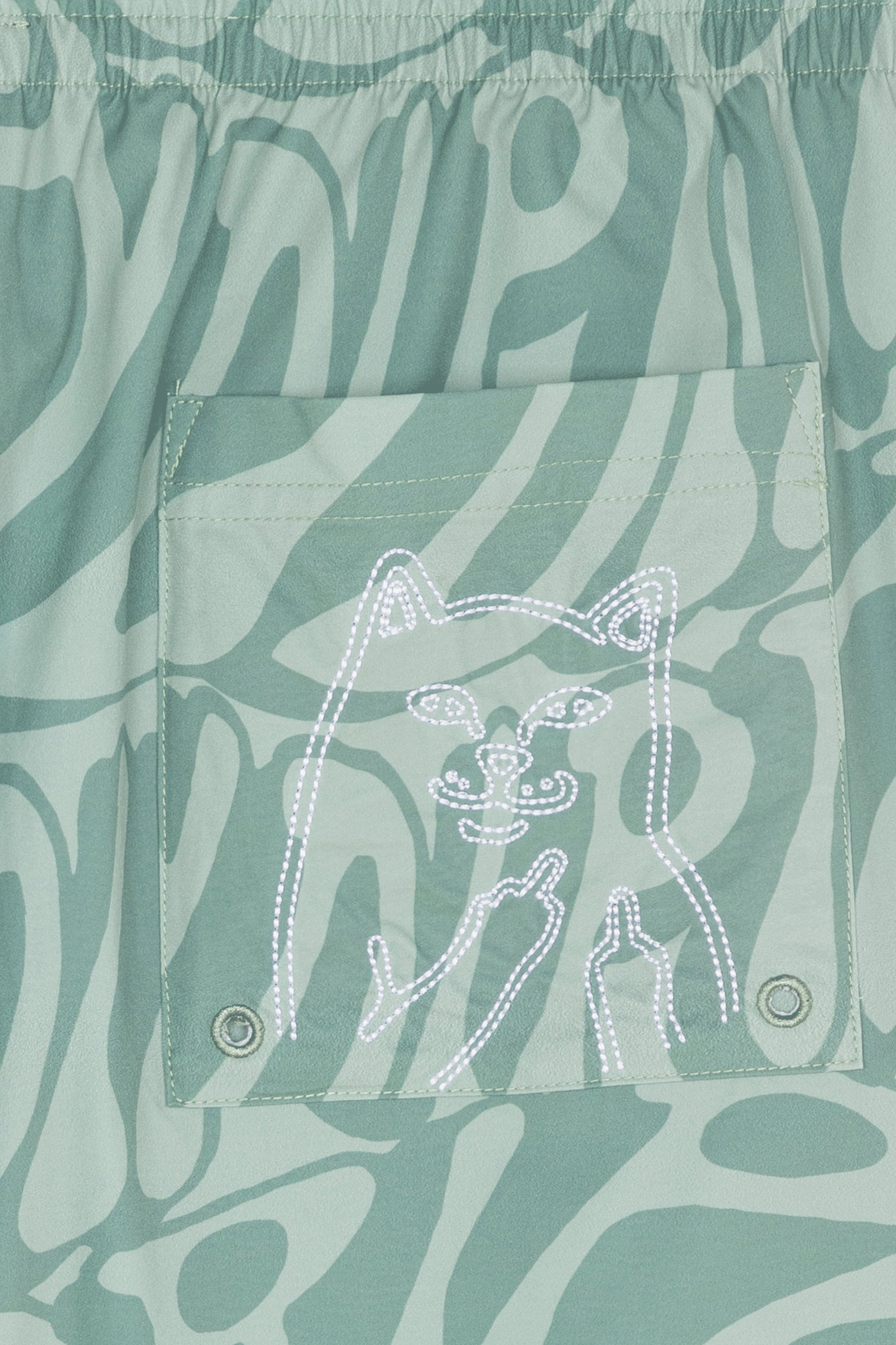 Swim shorts | Green by RIPNDIP Swim shorts Green