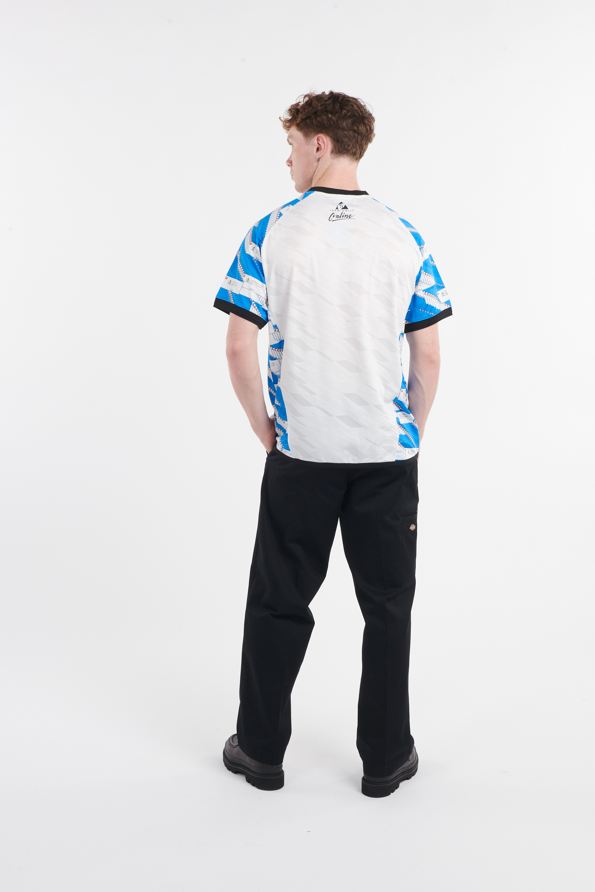 Regular-fit round-neck cotton T-shirt Multicolored