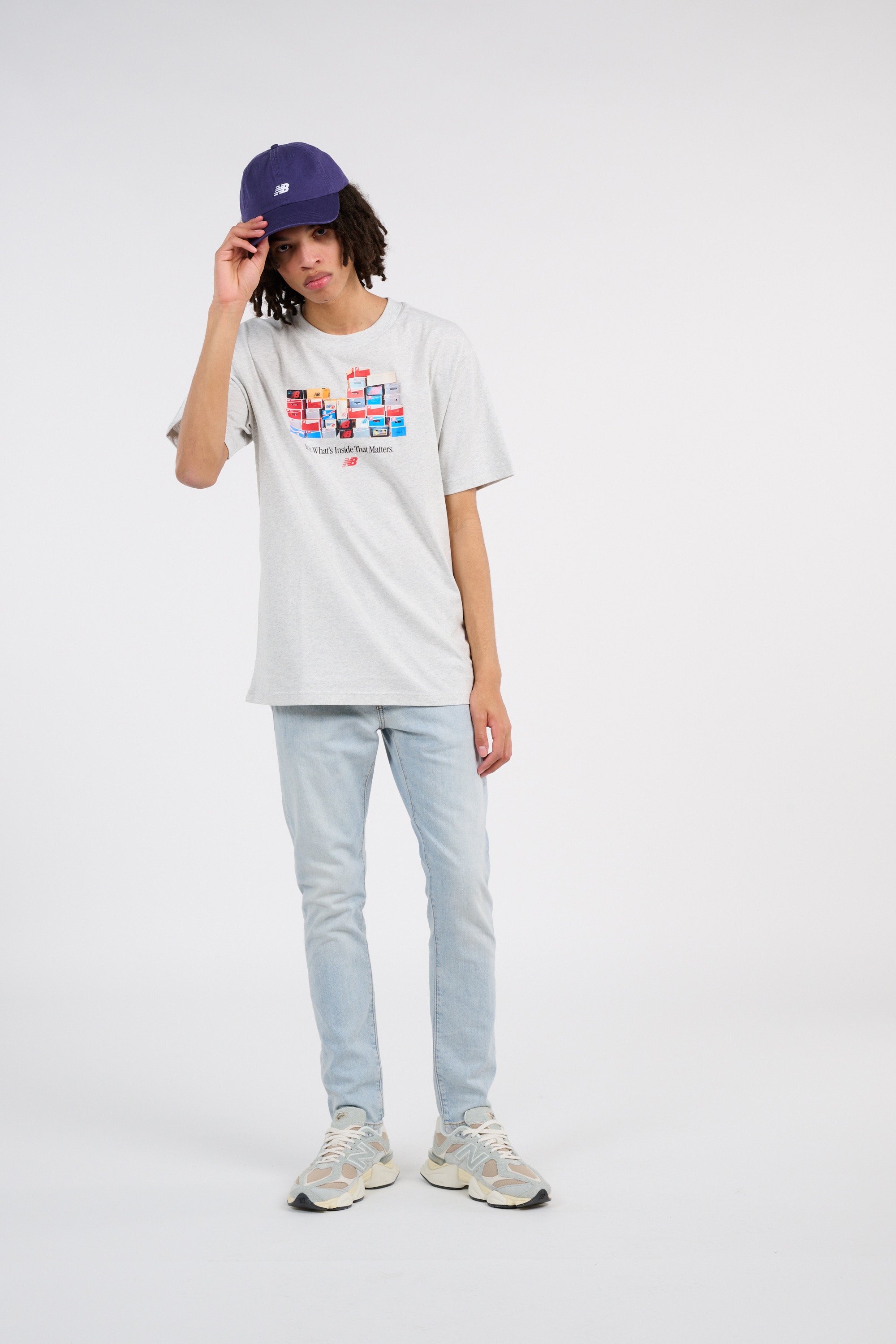 T-shirt NEW BALANCE Grey