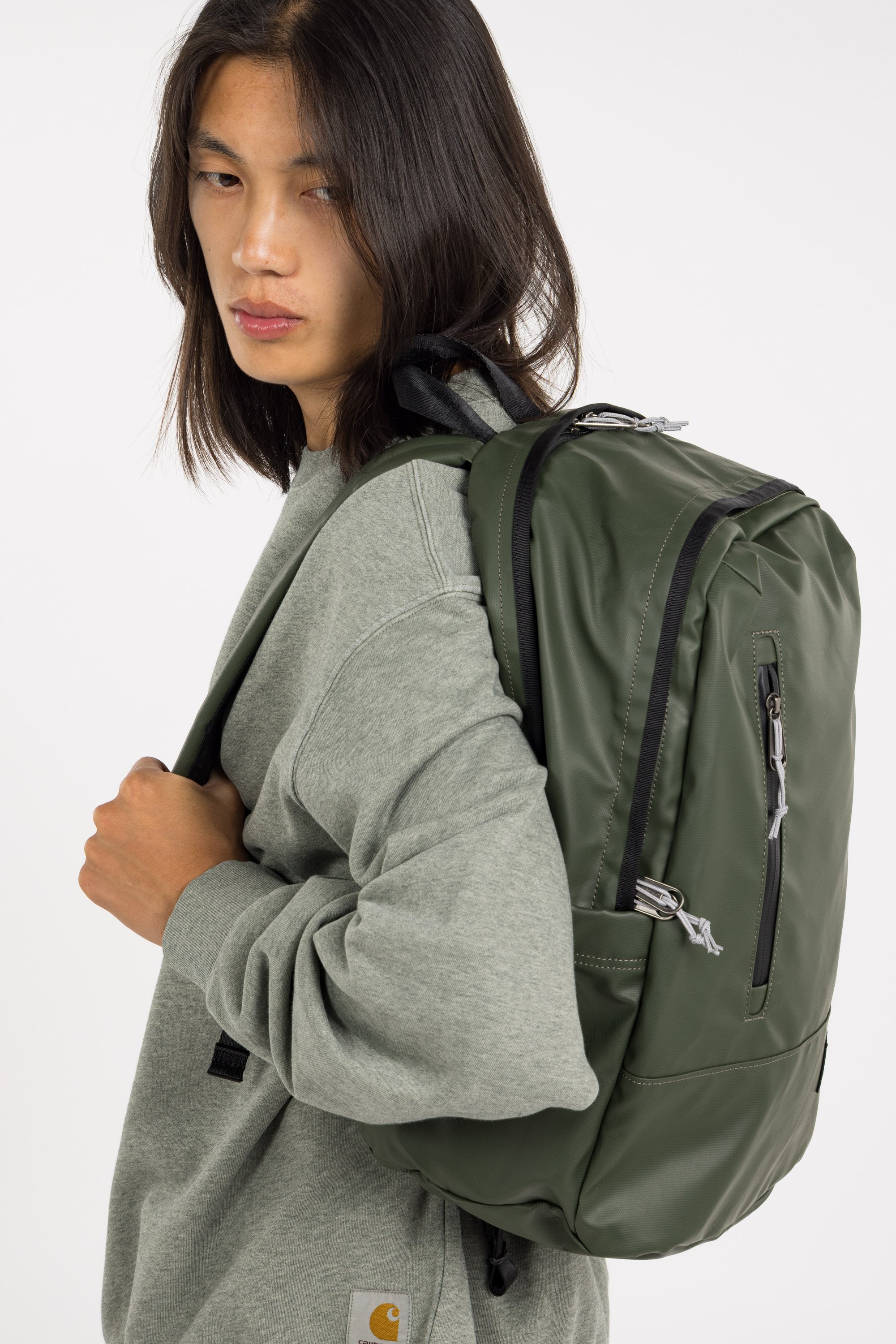 Canvas backpack EASTPAK Green
