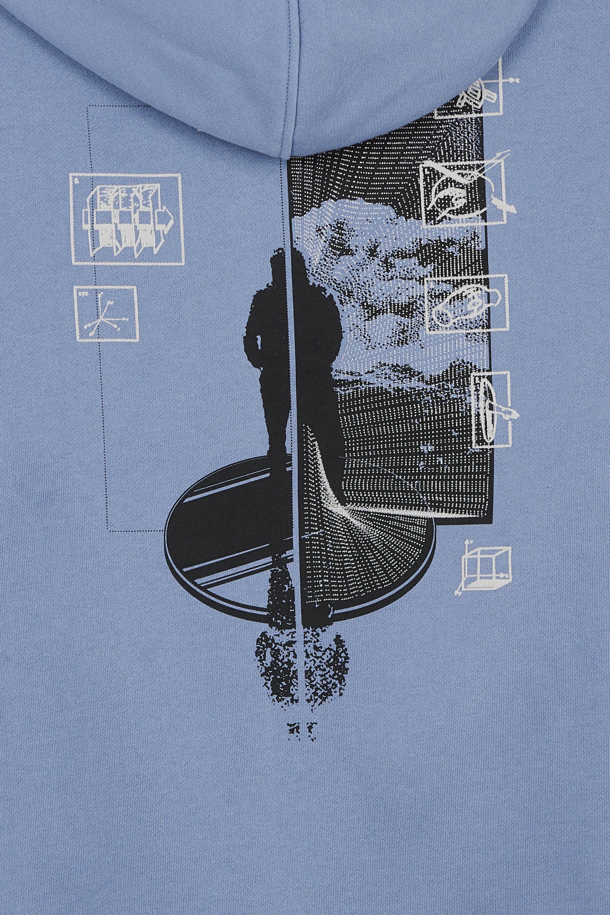 Hoodie | Bleu by DAILY PAPER Hoodie Bleu