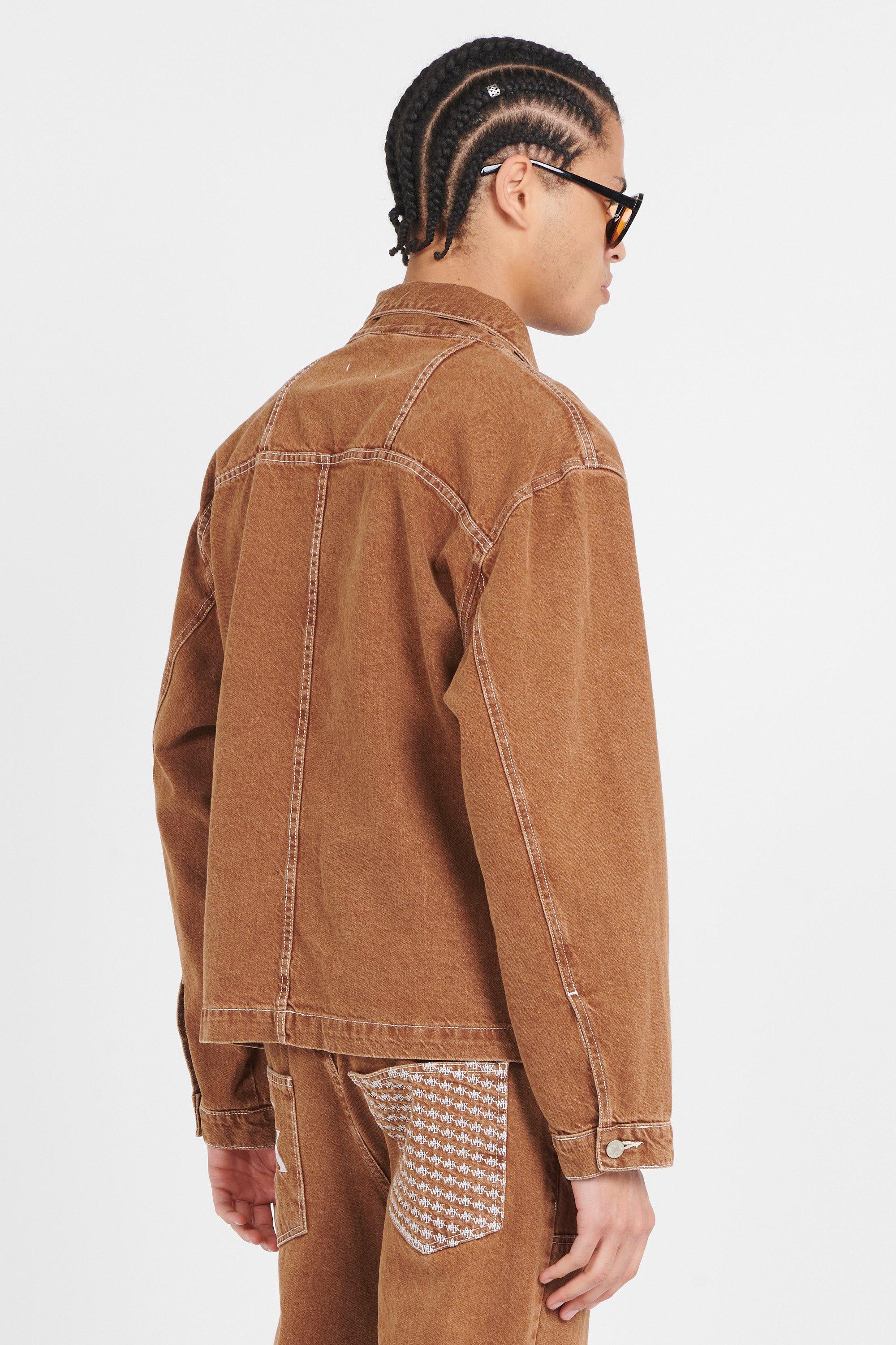 Veste The brown carpenter's jacket Marron Walk in paris Homme