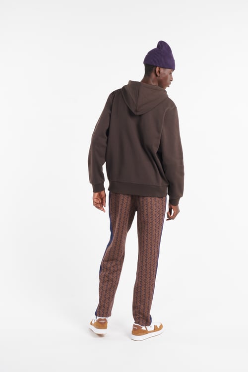 LACOSTE Hoodie zippé Marron