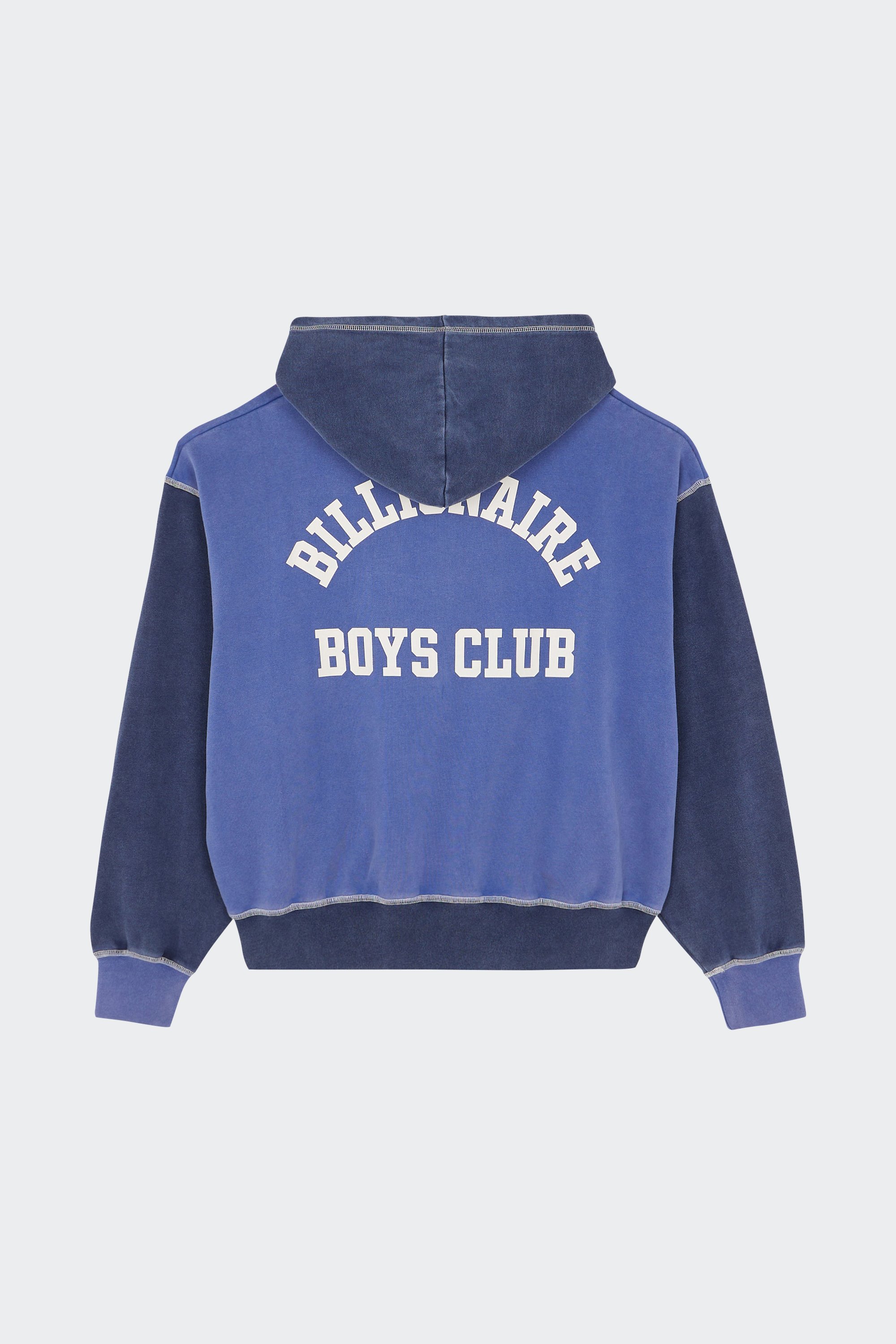Regular-fit zip-up cotton-blend hoodie with Pony Player | Blue by BILLIONAIRE BOYS CLUB Regular-fit zip-up cotton-blend hoodie with Pony Player Blue