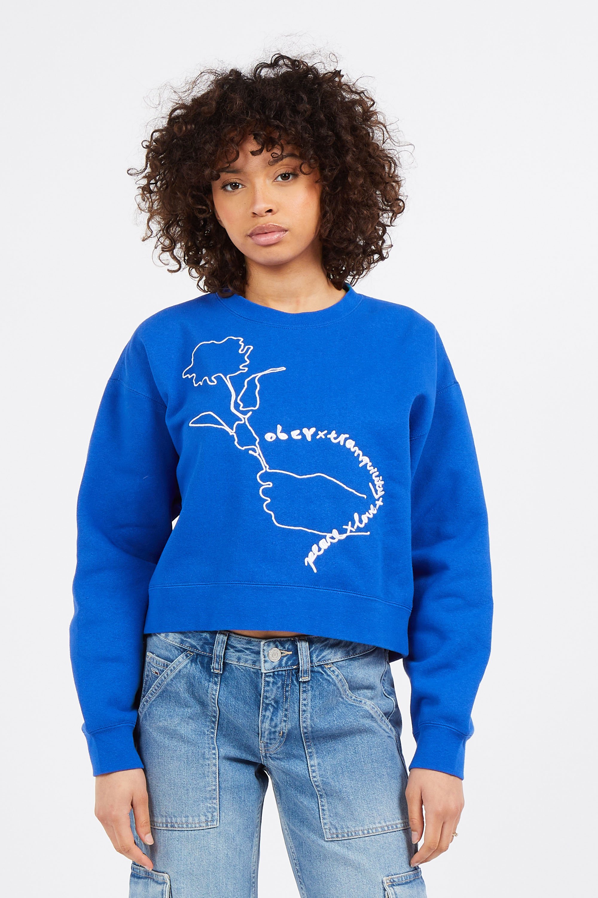 Sweatshirt Bleu