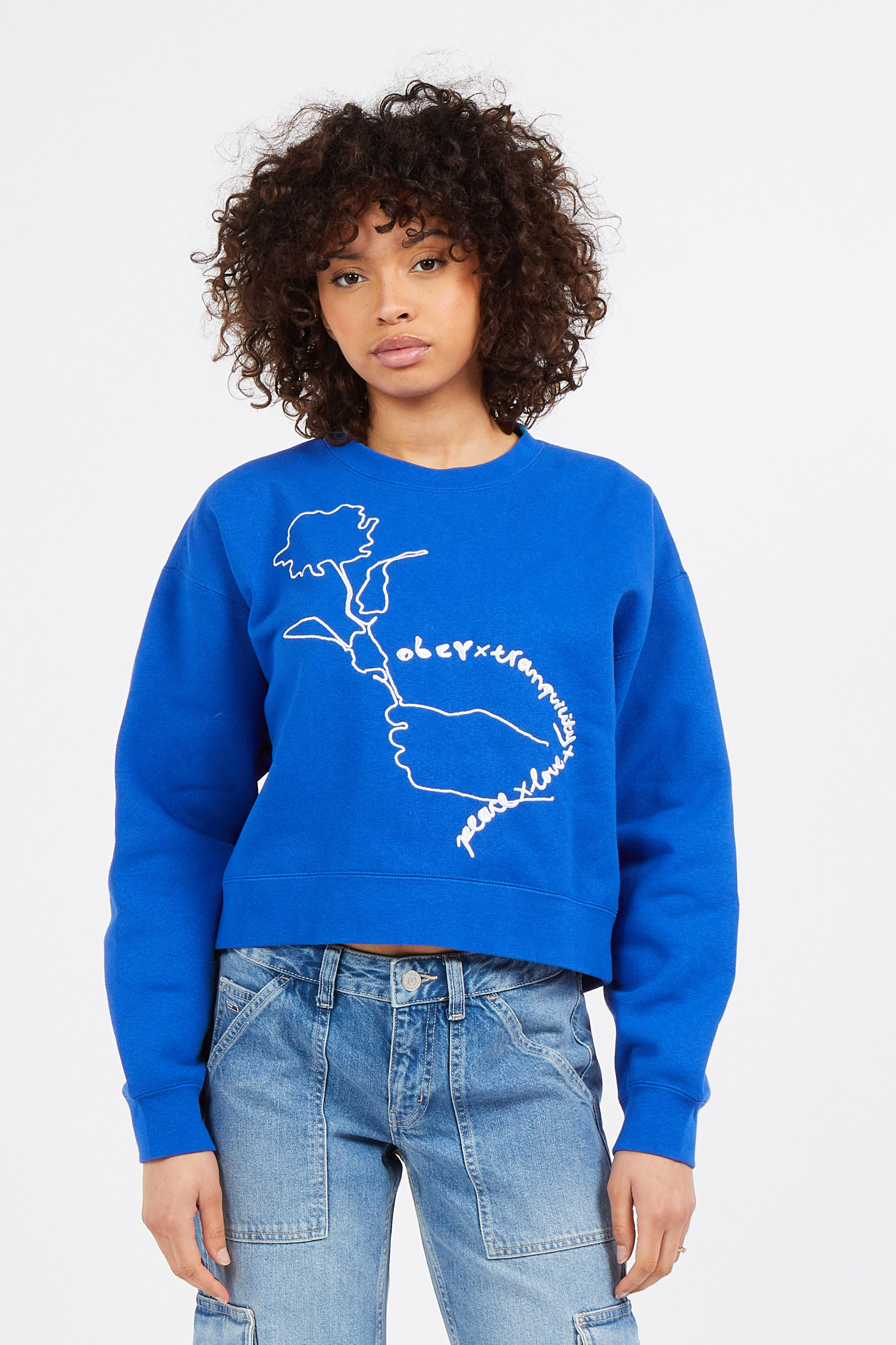 Sweatshirt Bleu