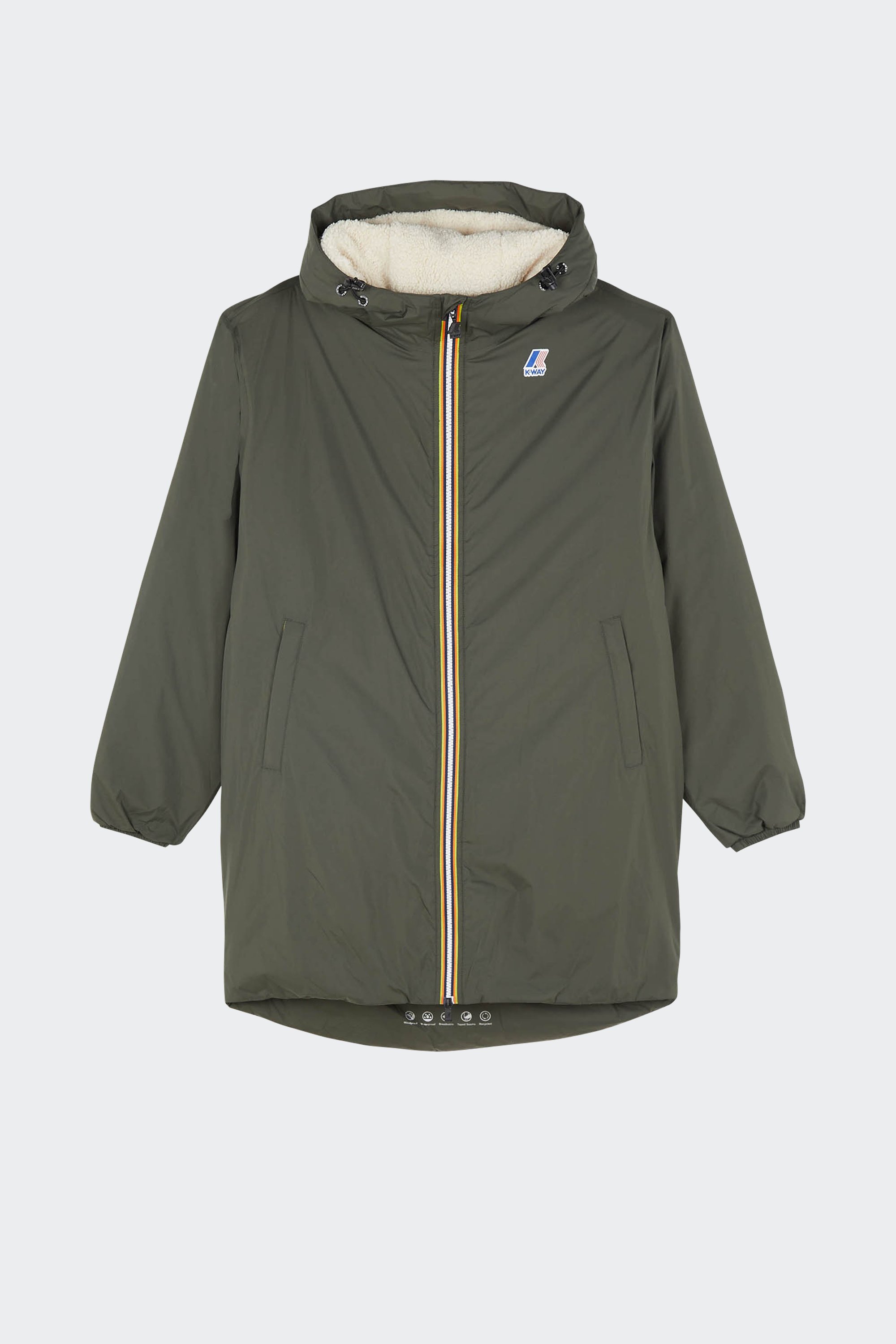 Parka | Kaki by K-WAY Parka Kaki