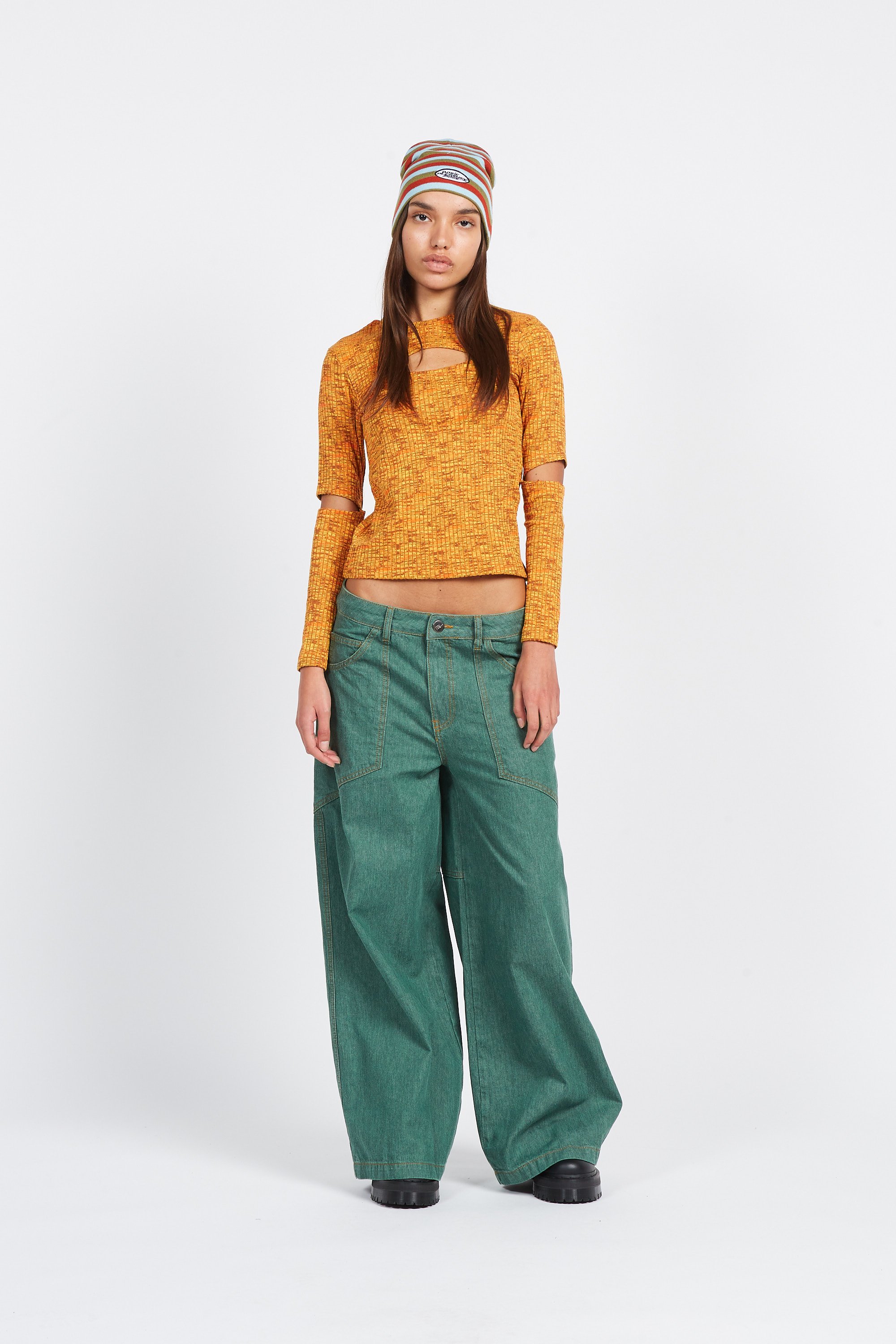 Top | Orange by BASIC PLEASURE MODE Top Orange