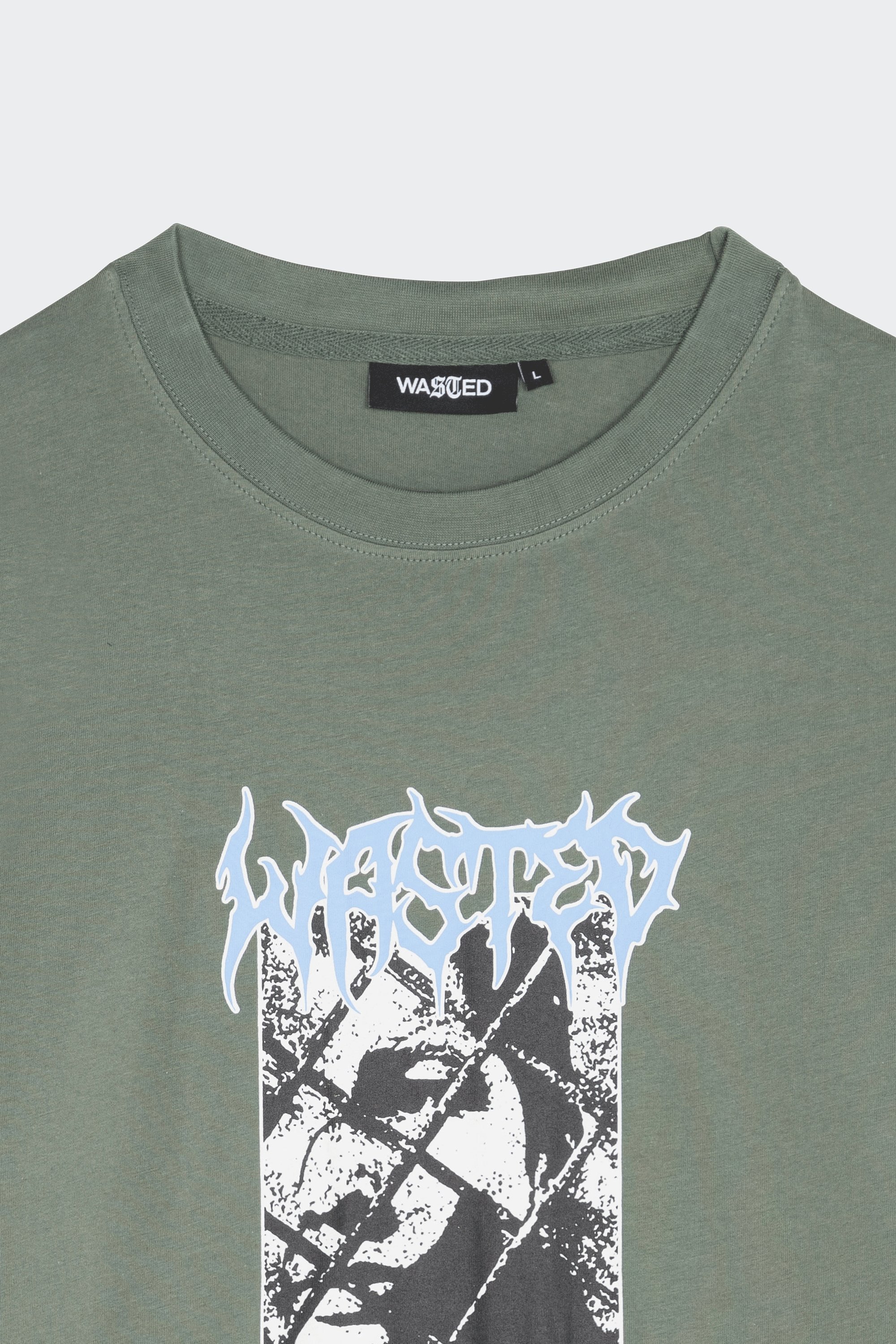 T-shirt | Green by WASTED T-shirt Green