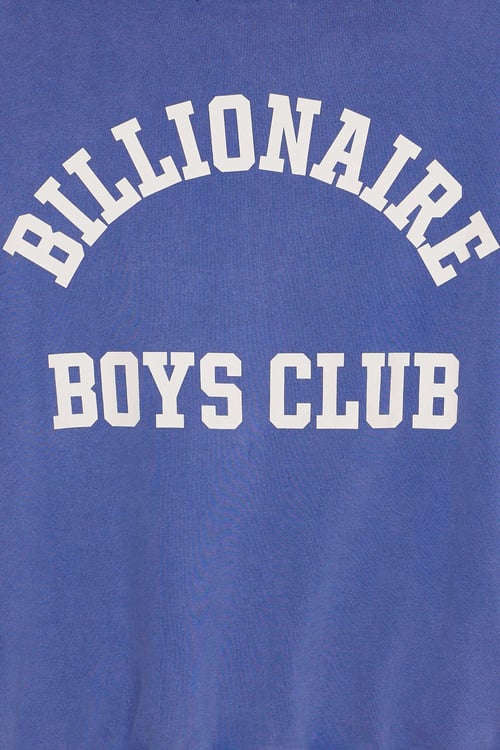 BILLIONAIRE BOYS CLUB Regular-fit zip-up cotton-blend hoodie with Pony Player Blue