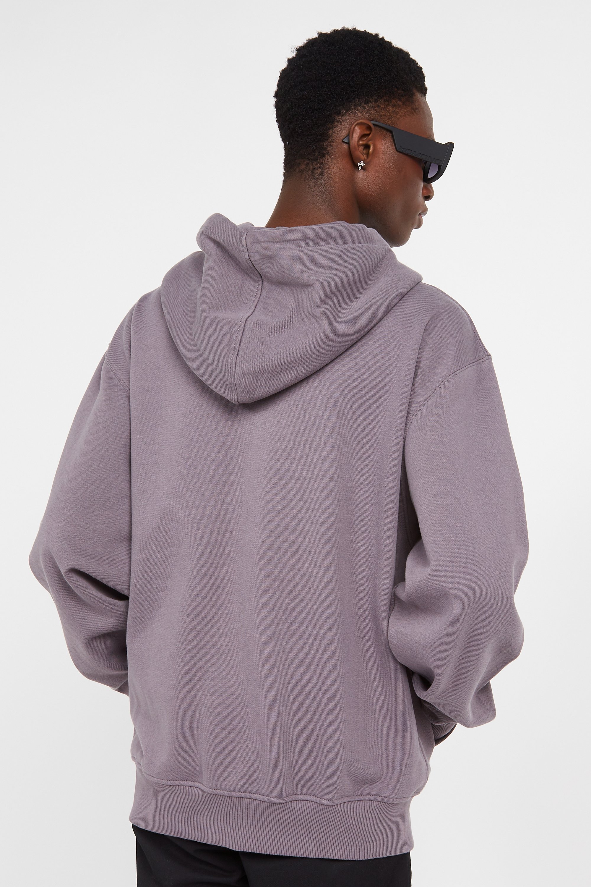 zip-up hoodie | Grey by DAILY PAPER zip-up hoodie Grey