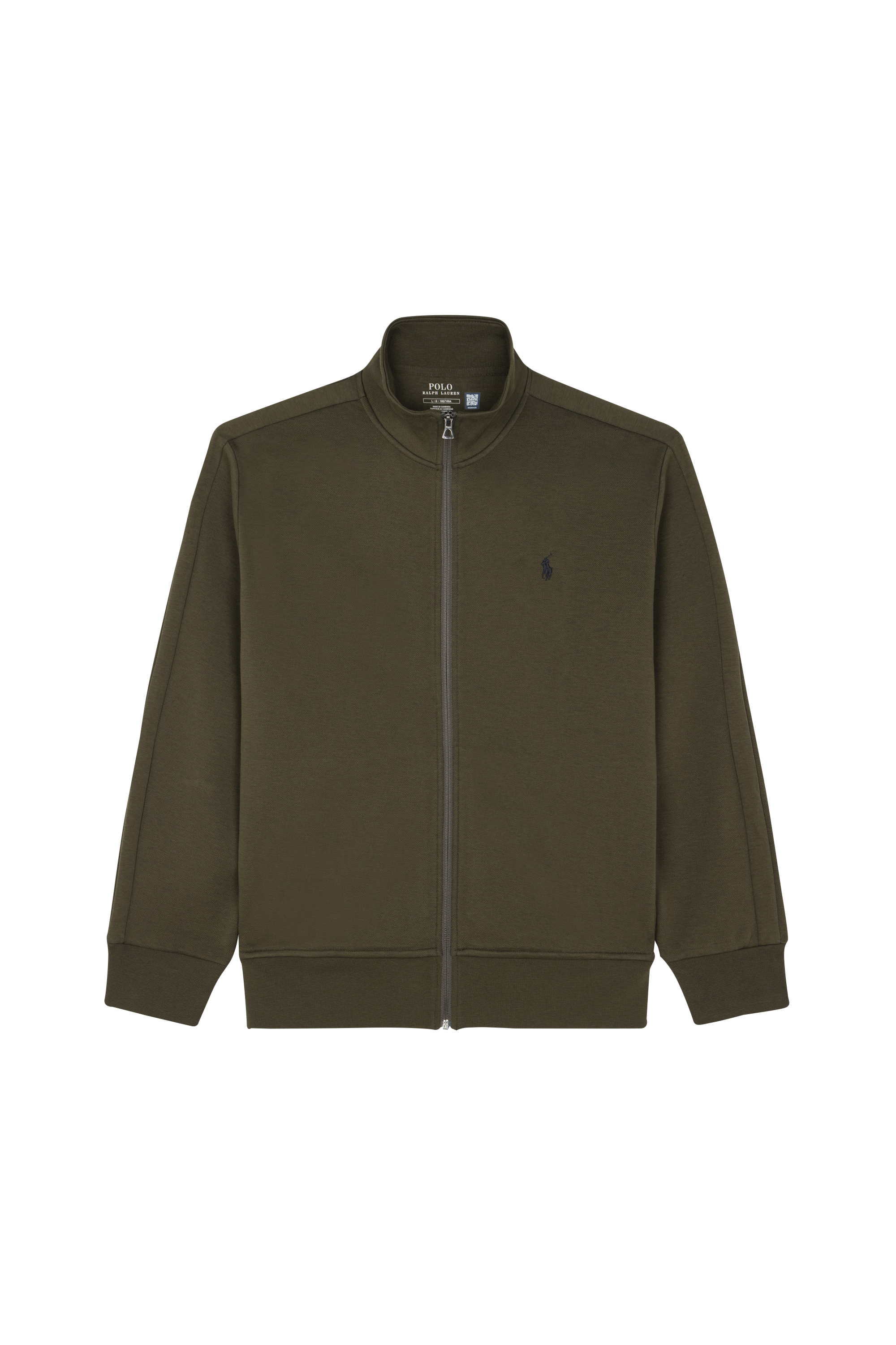 Sweatshirt zippé Kaki