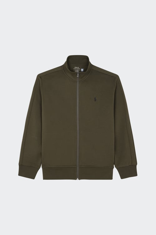POLO RALPH LAUREN Sweatshirt zippé Kaki