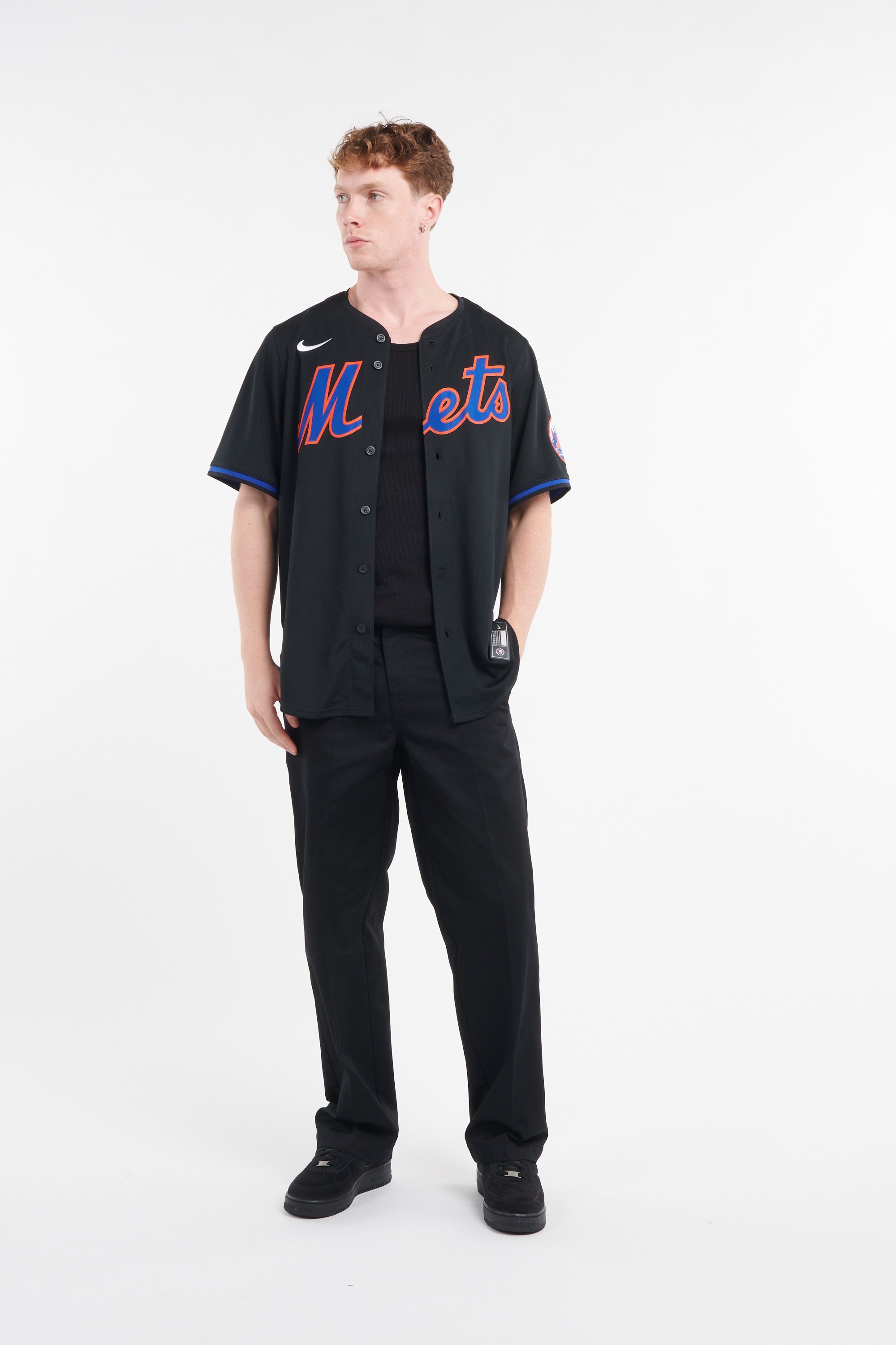 Maillot de baseball NIKE MLB Noir