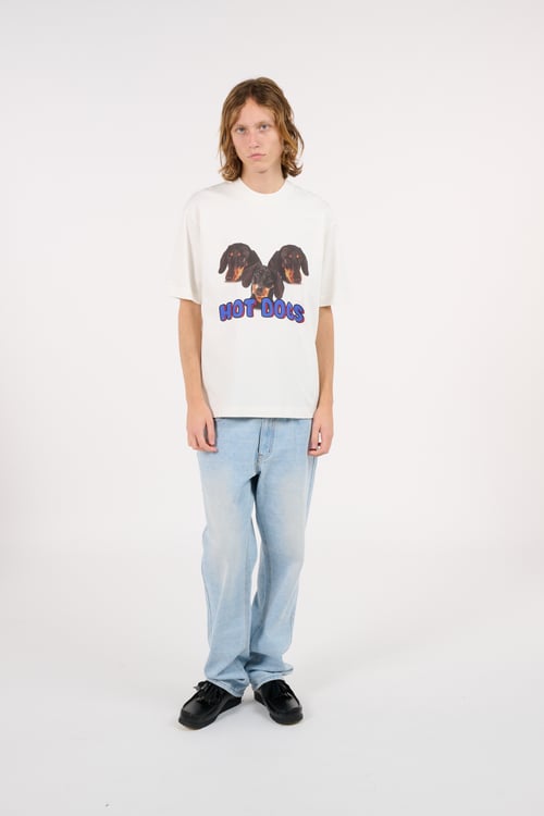 VERLAN Regular-fit round-neck cotton T-shirt Blue