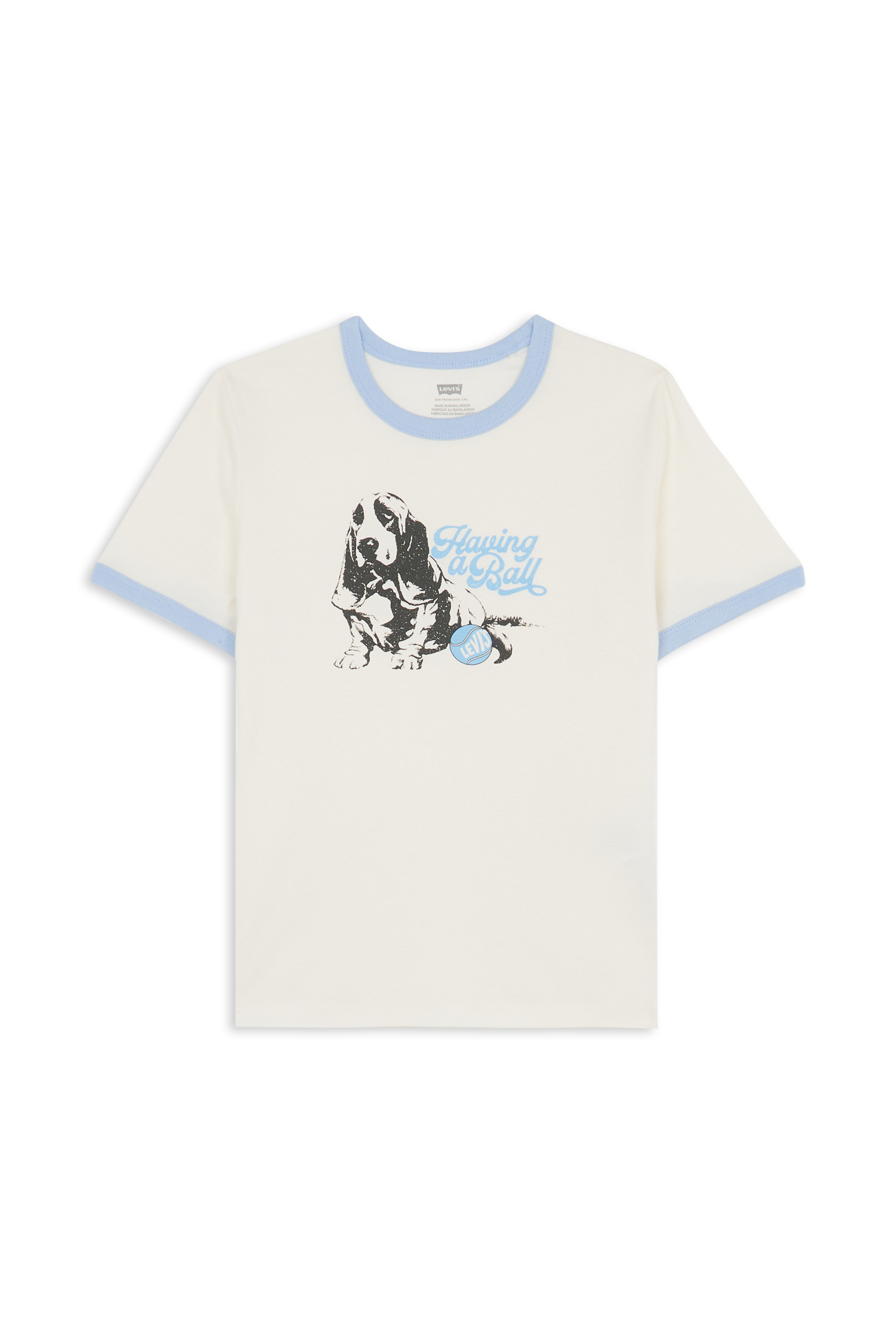 Regular-fit round-neck cotton T-shirt White