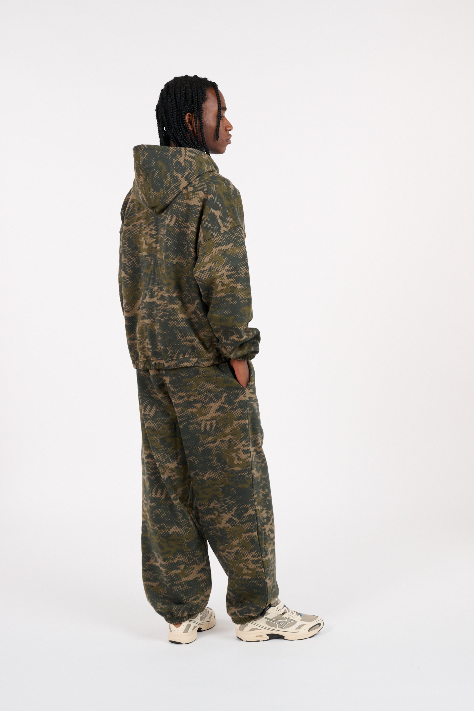 Zip-up hoodie | Green WASTED Men