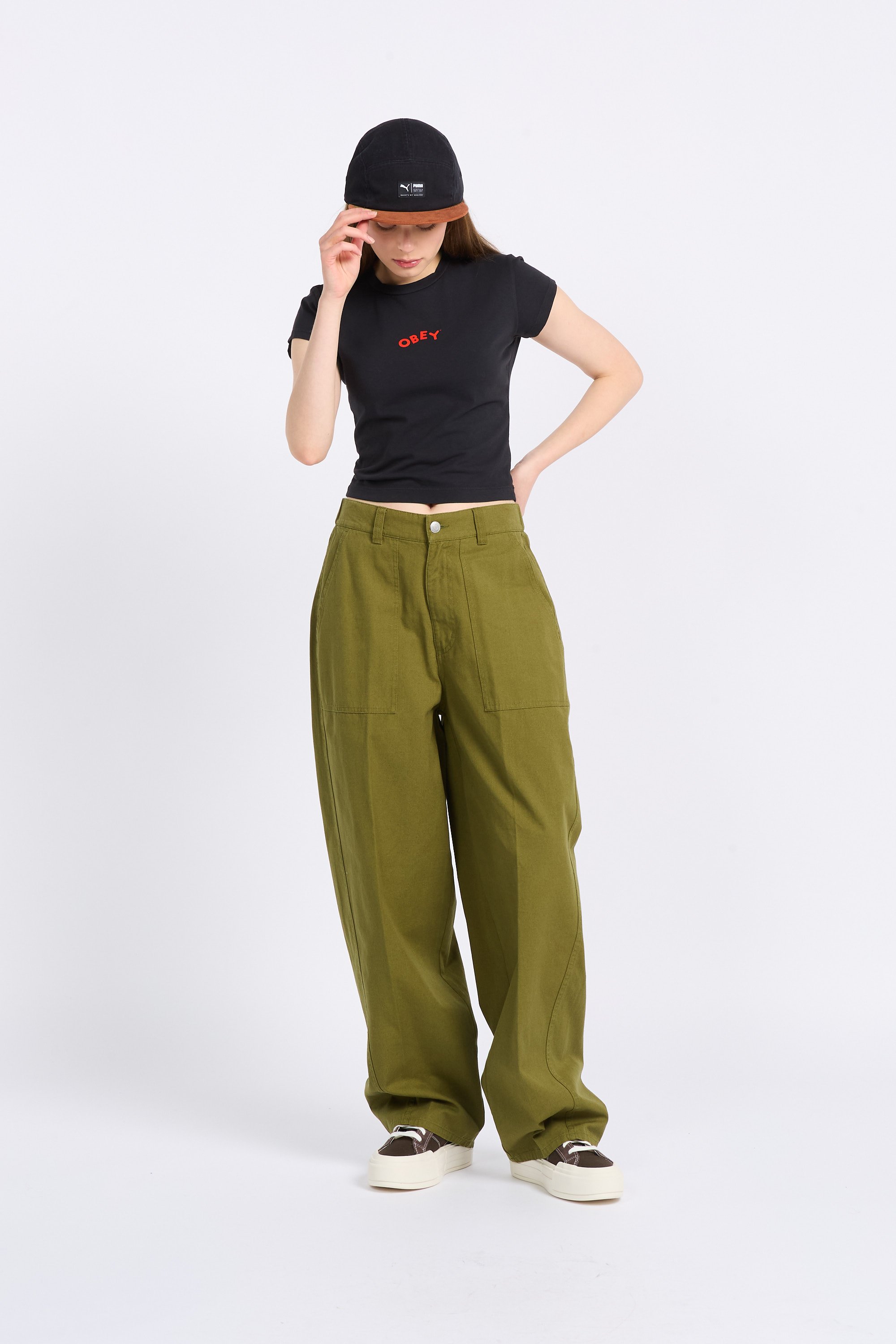 Trousers OBEY Green