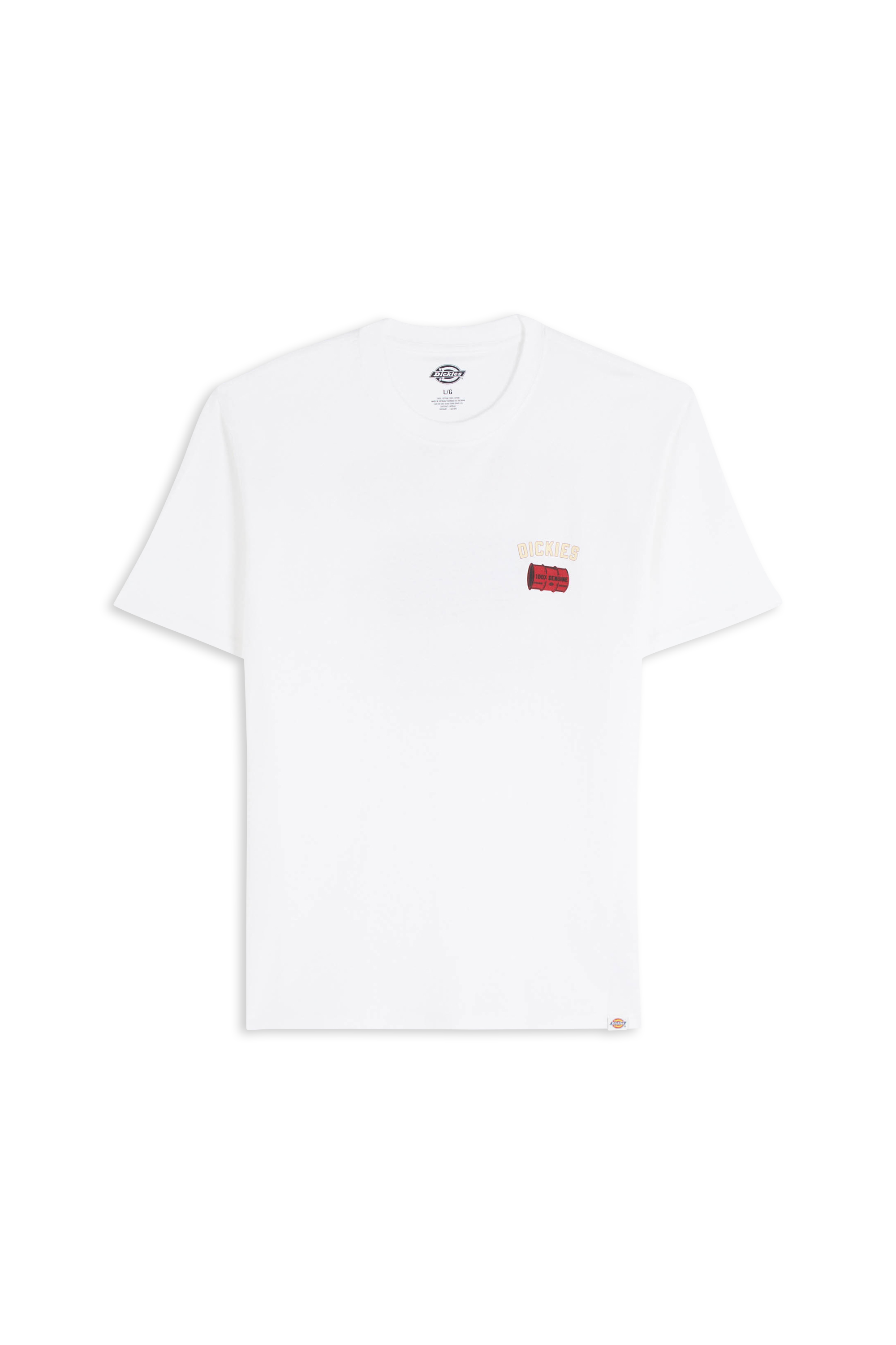 Regular-fit round-neck cotton T-shirt White
