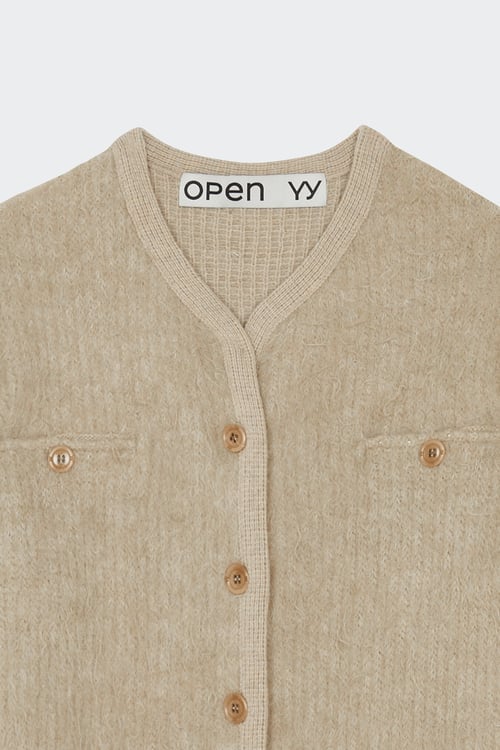 OPEN YY Cardigan Beige