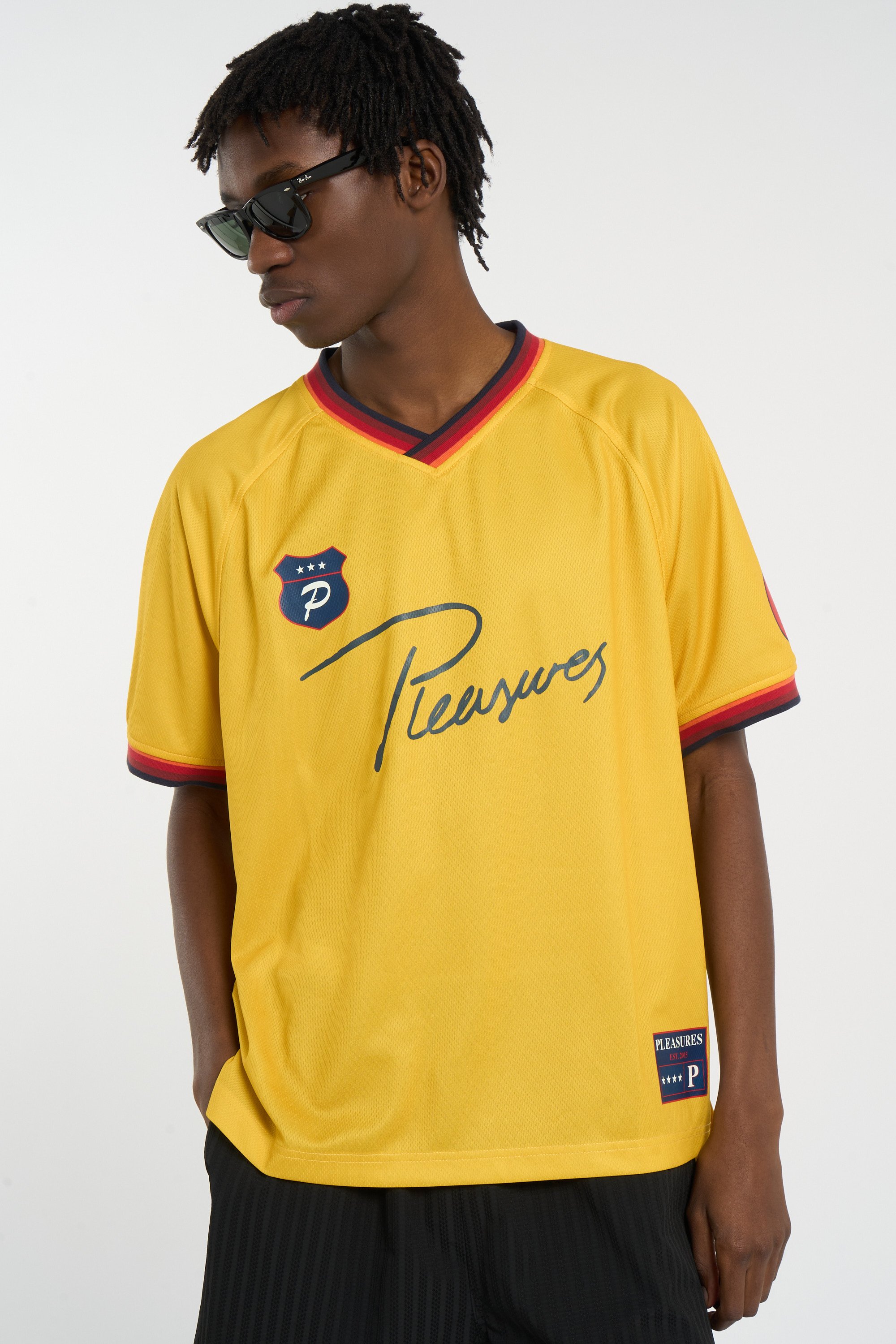 Maillot de sport | Jaune PLEASURES Homme