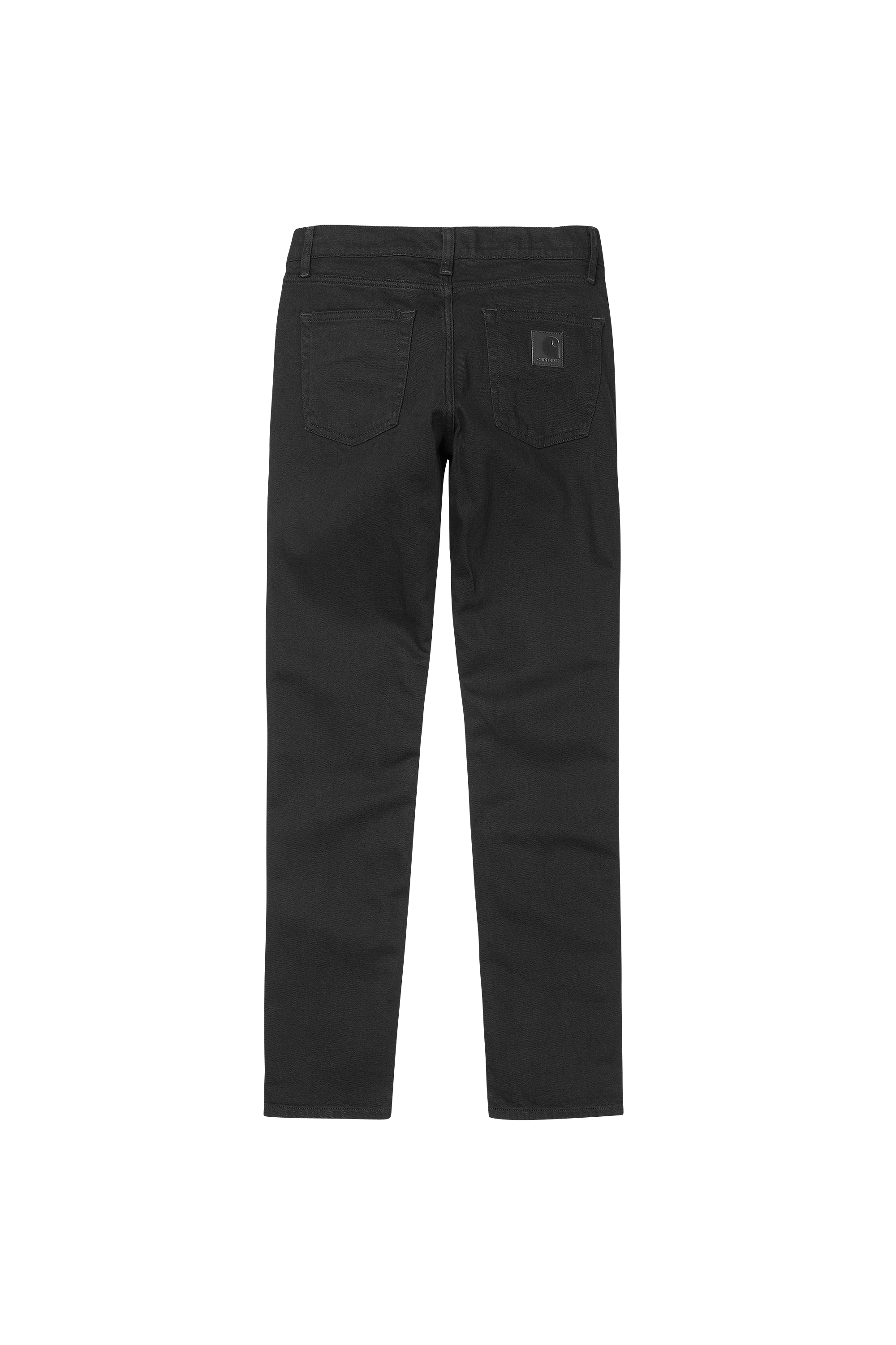 Slim-fit mid-rise jeans in stretch cotton Black