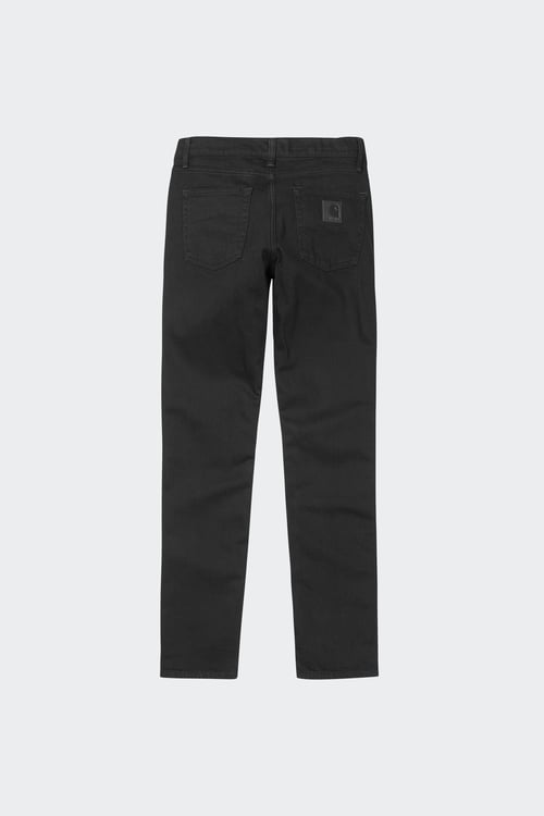 CARHARTT WIP Slim-fit mid-rise jeans in stretch cotton Black