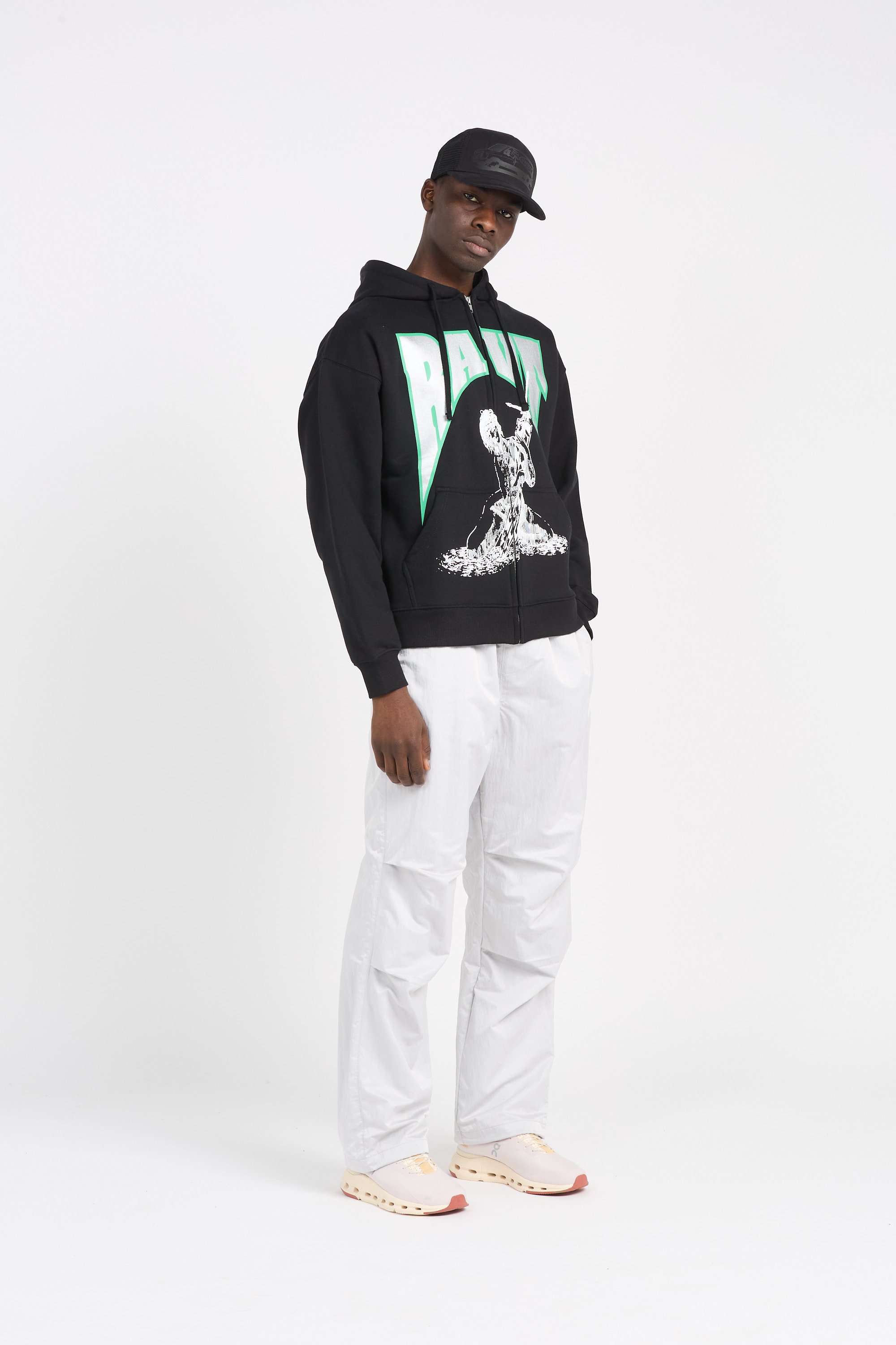 Hoodie zippé RAVE Noir