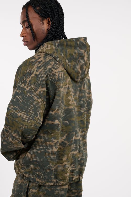 WASTED Hoodie zippé Vert