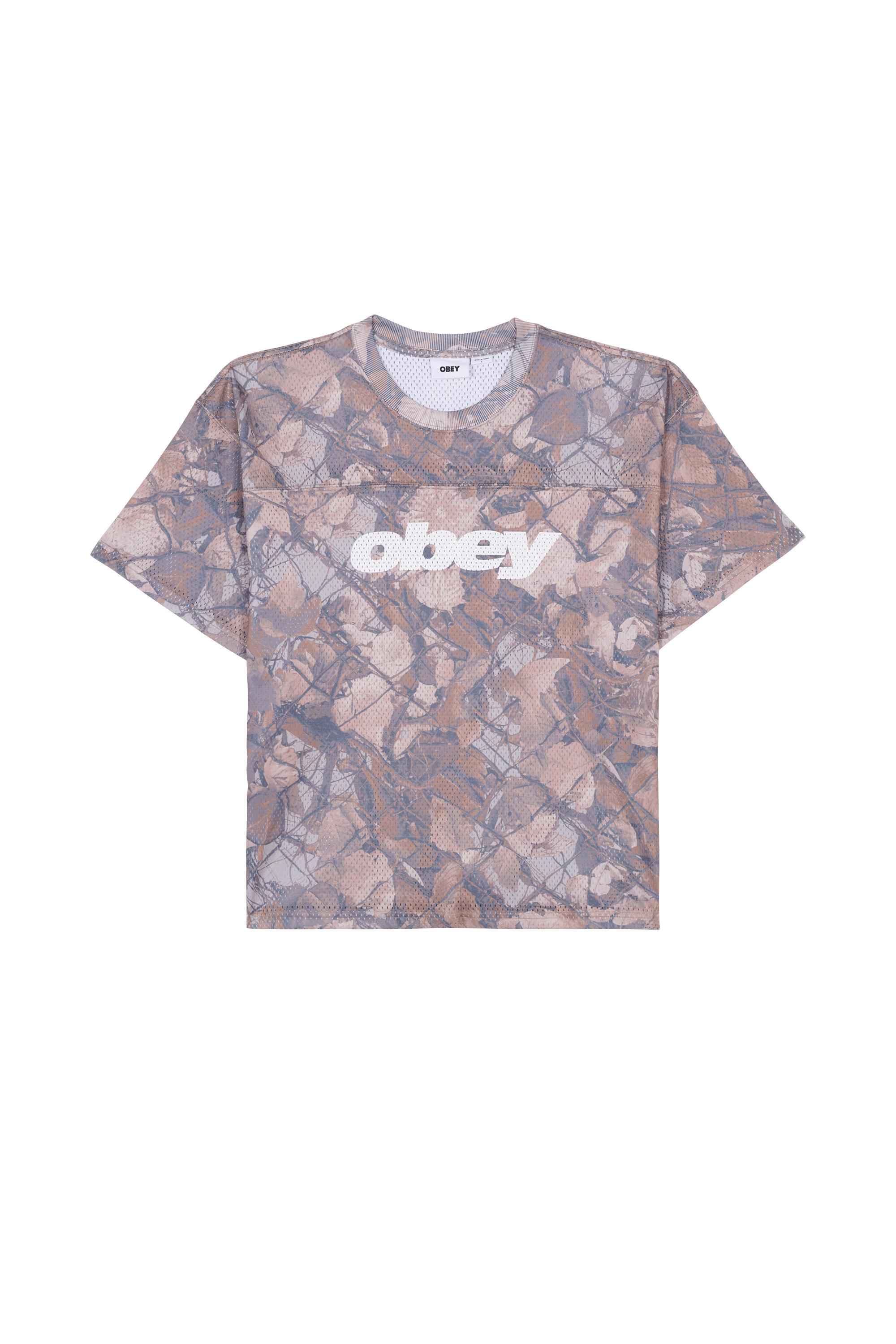 Regular-fit round-neck cotton T-shirt OBEY Multicolored