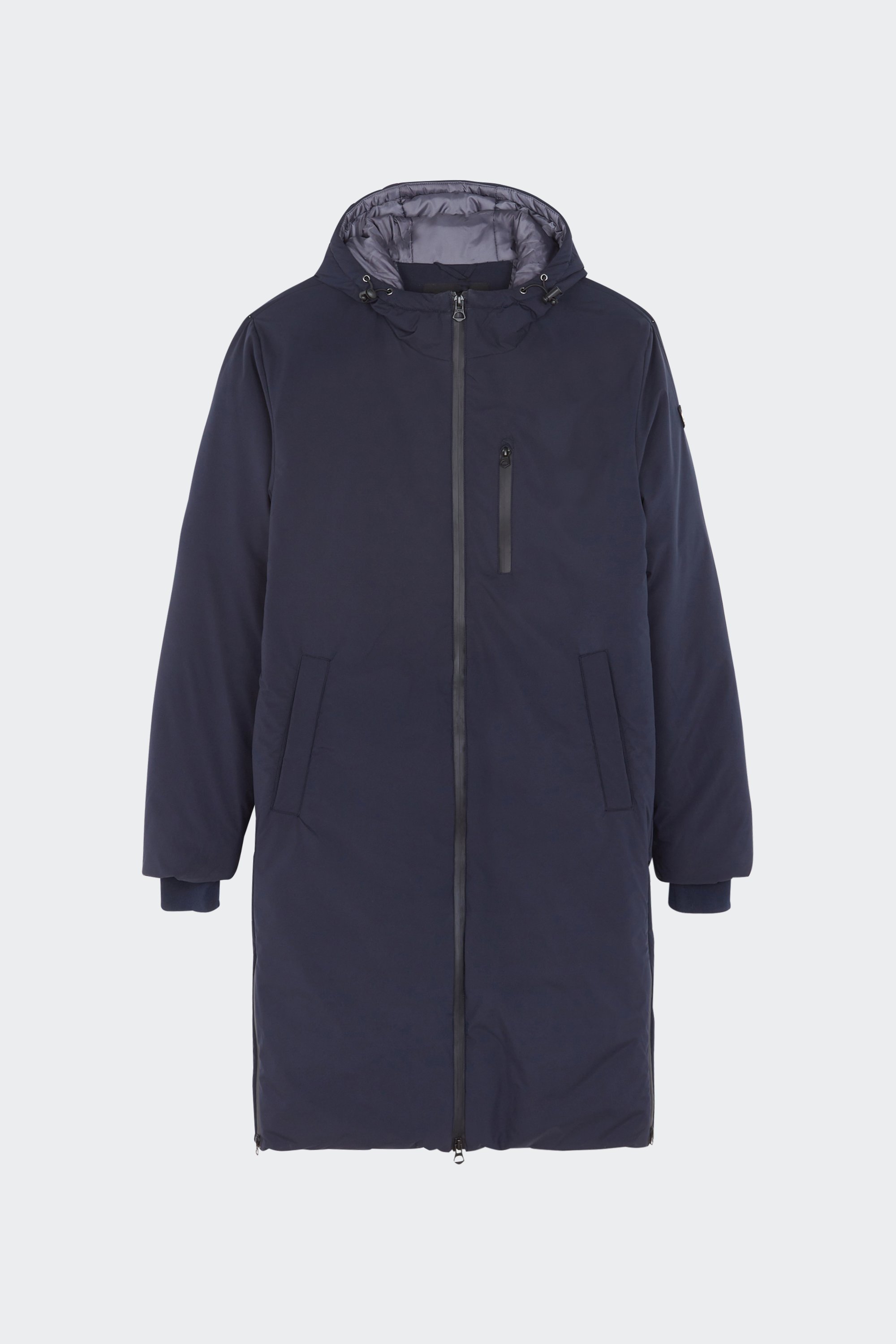 Lightweight quilted padded jacket with high neck | Blue by SCHOTT Lightweight quilted padded jacket with high neck Blue