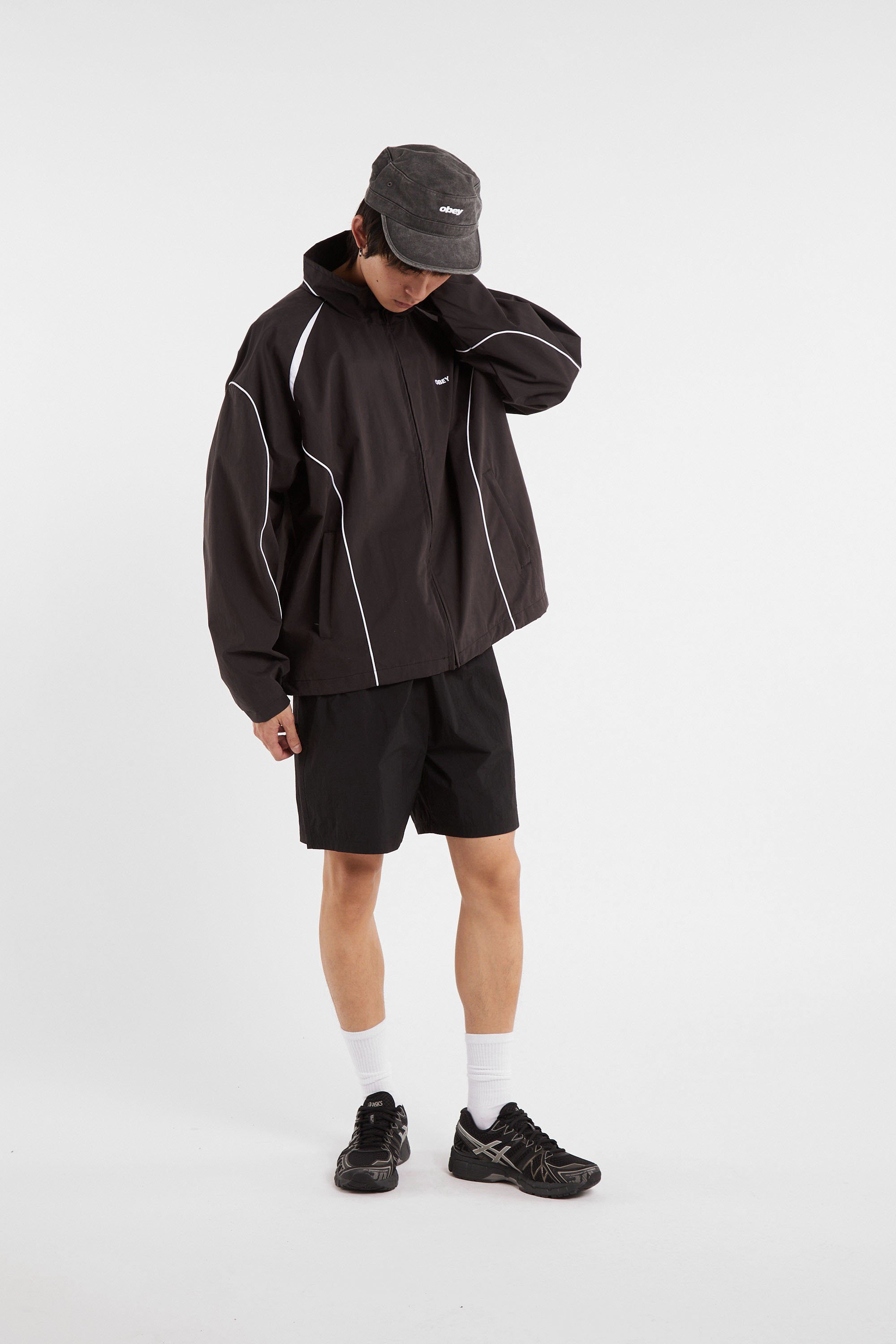 Veste de survêtement  OBEY Noir