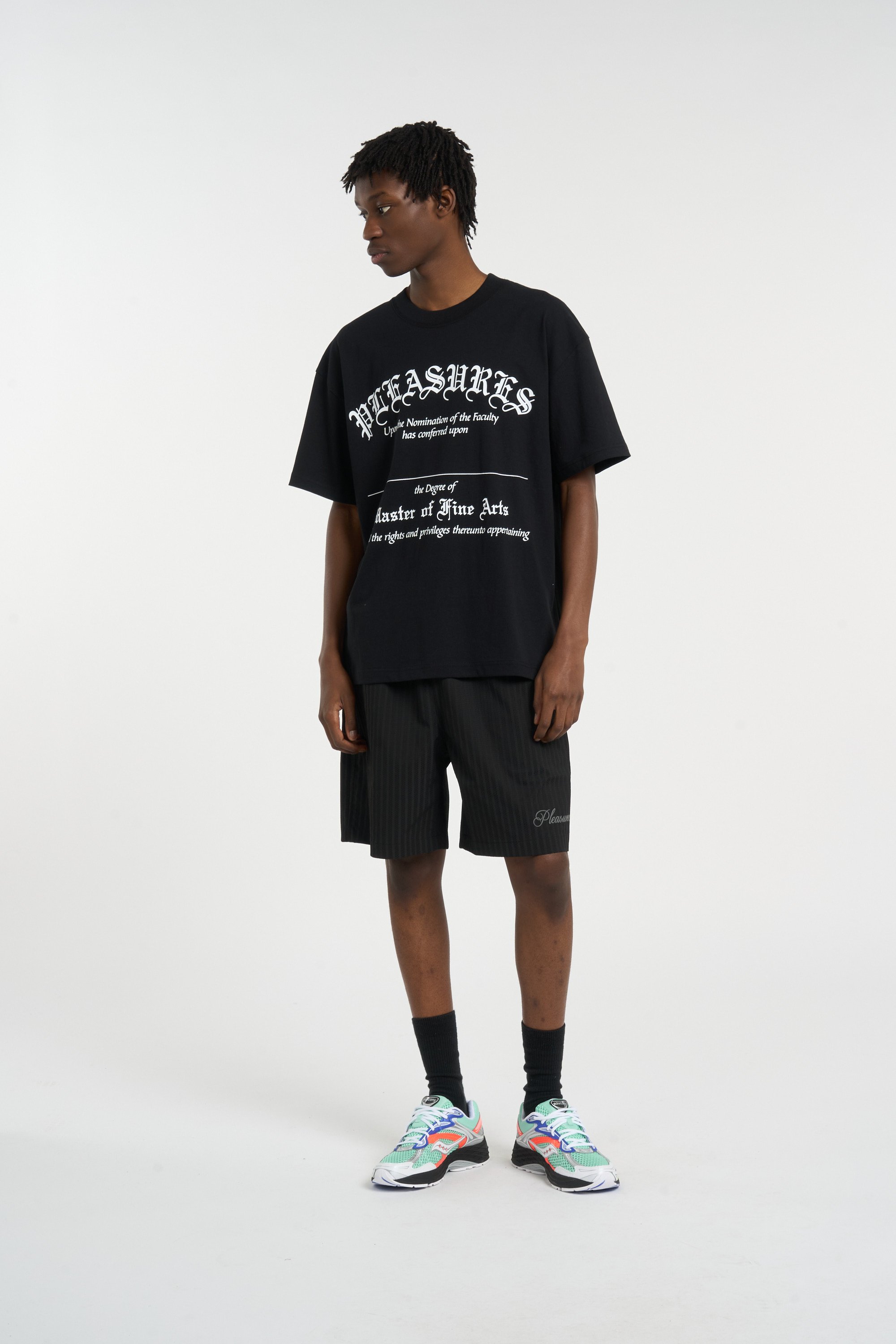 T-shirt PLEASURES Noir