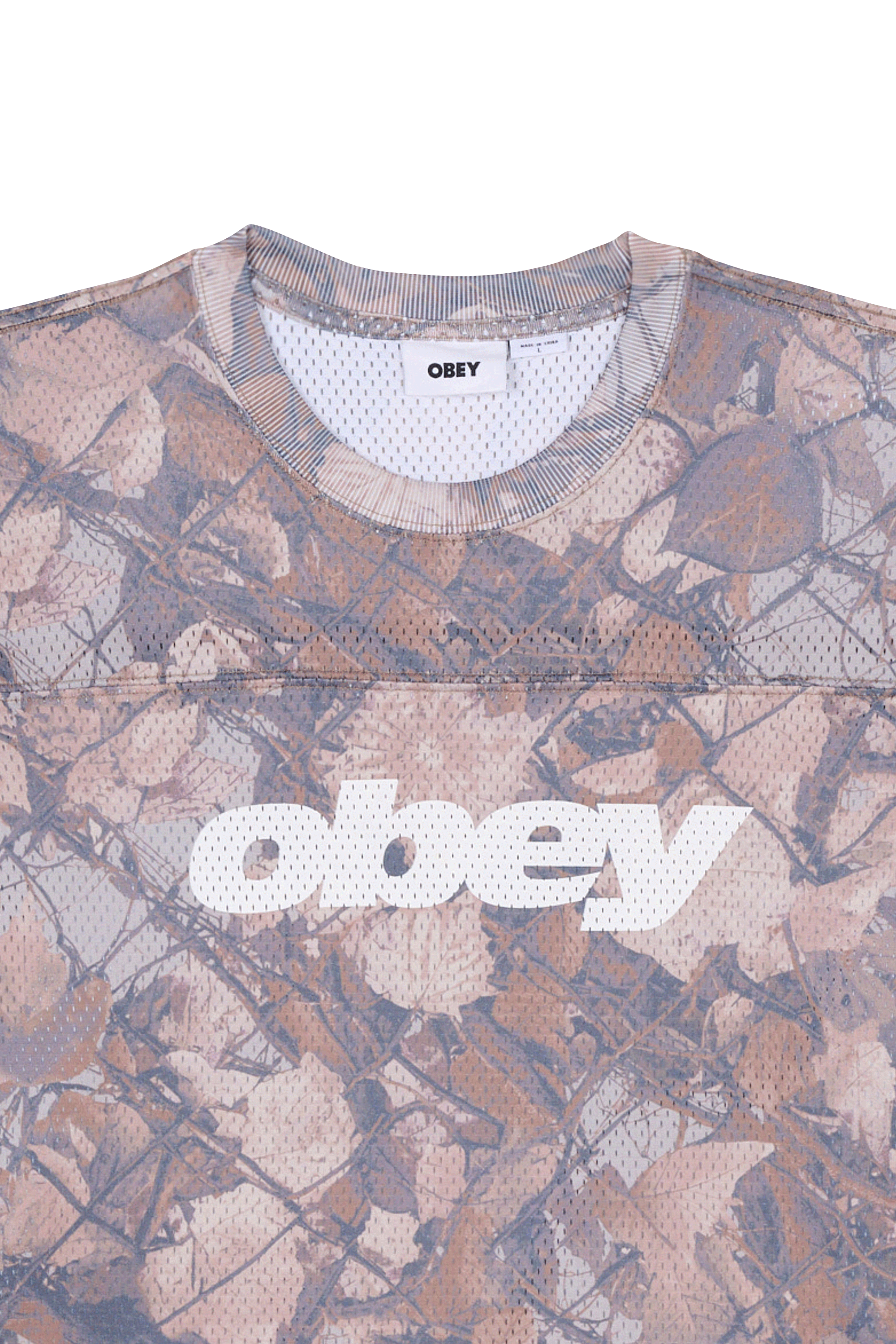 Regular-fit round-neck cotton T-shirt | Multicolored OBEY Men