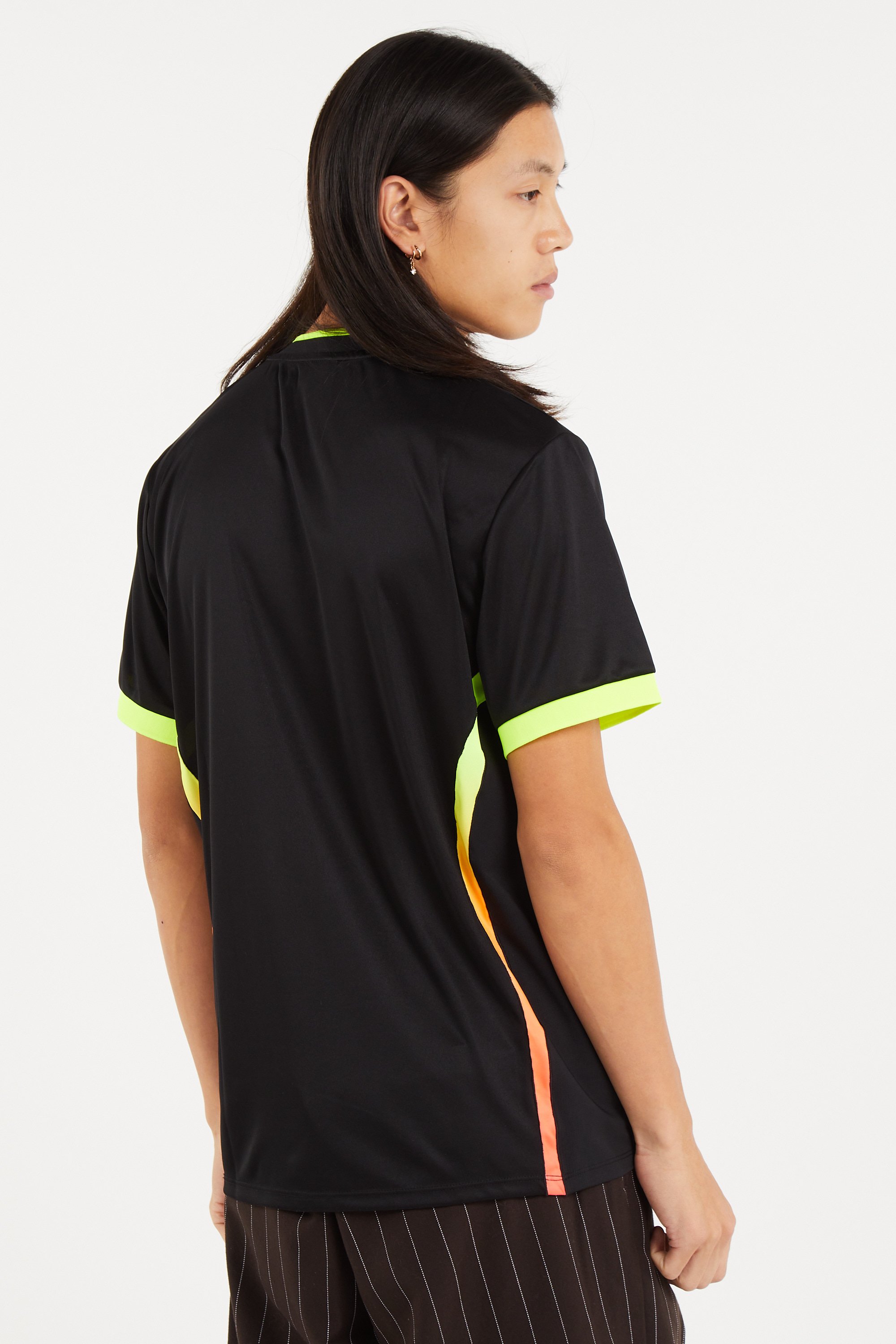 Regular-fit round-neck cotton T-shirt | Black REEBOK Men