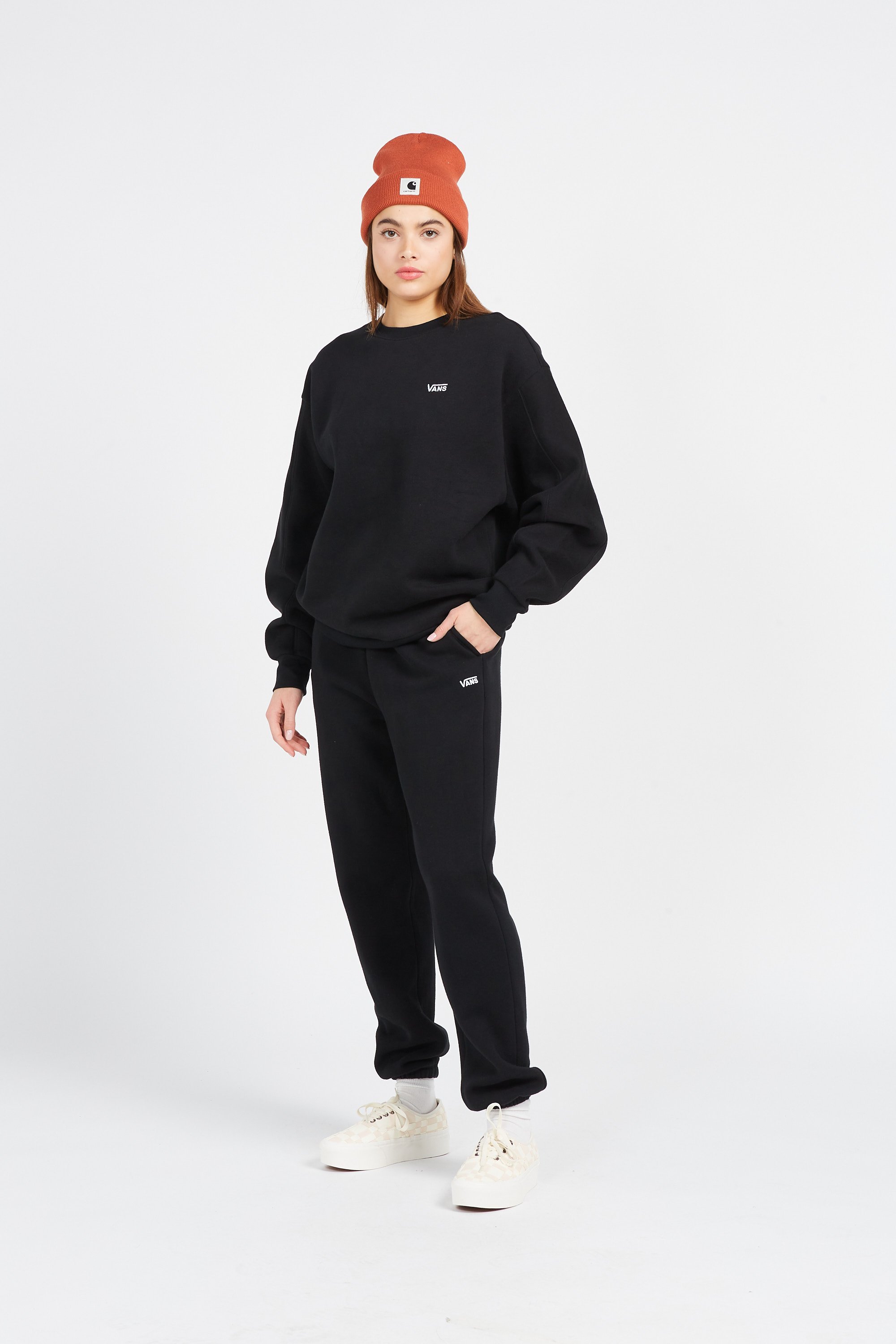 Sweat noir 2024 vans femme