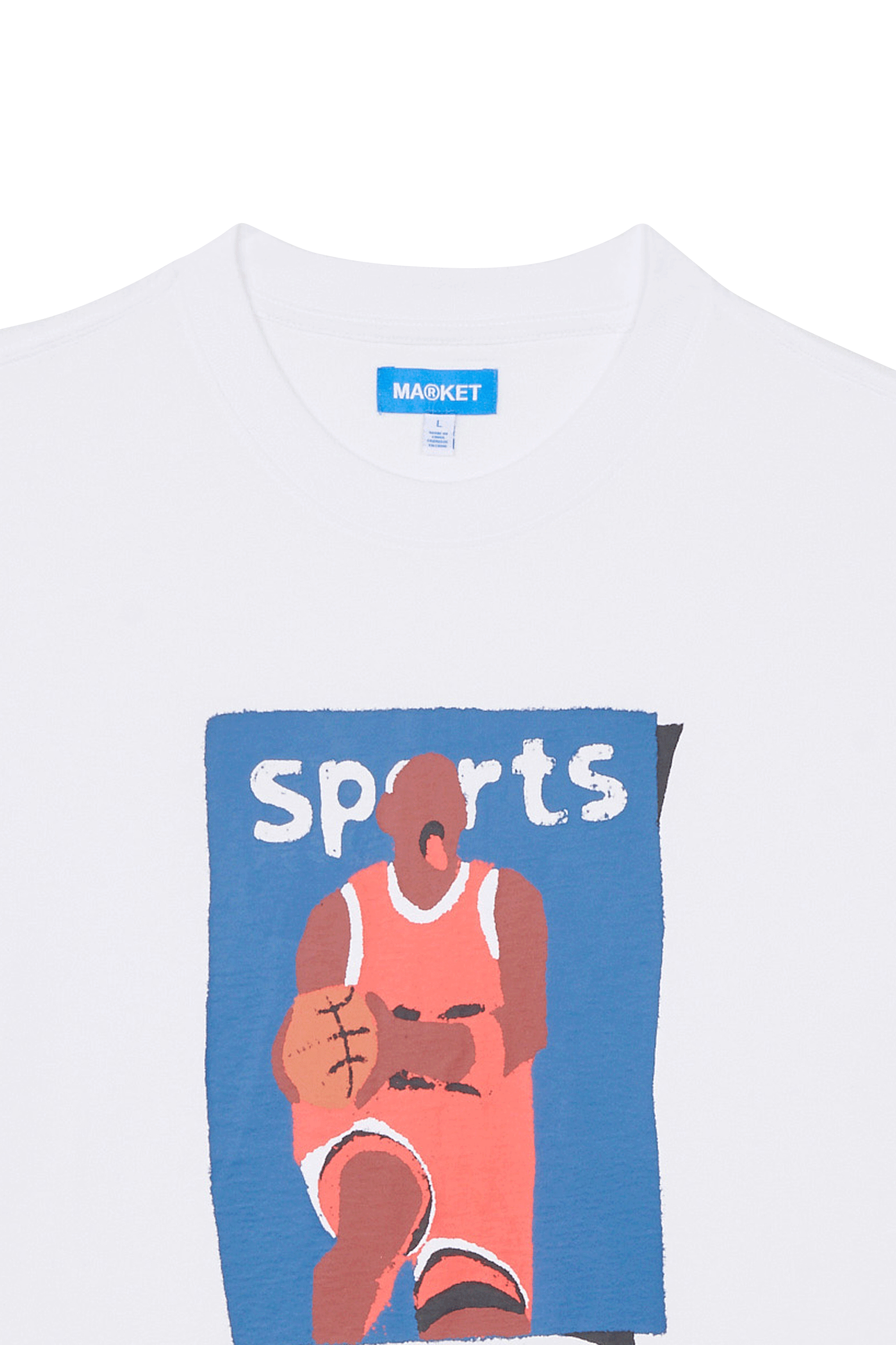Regular-fit round-neck cotton T-shirt White