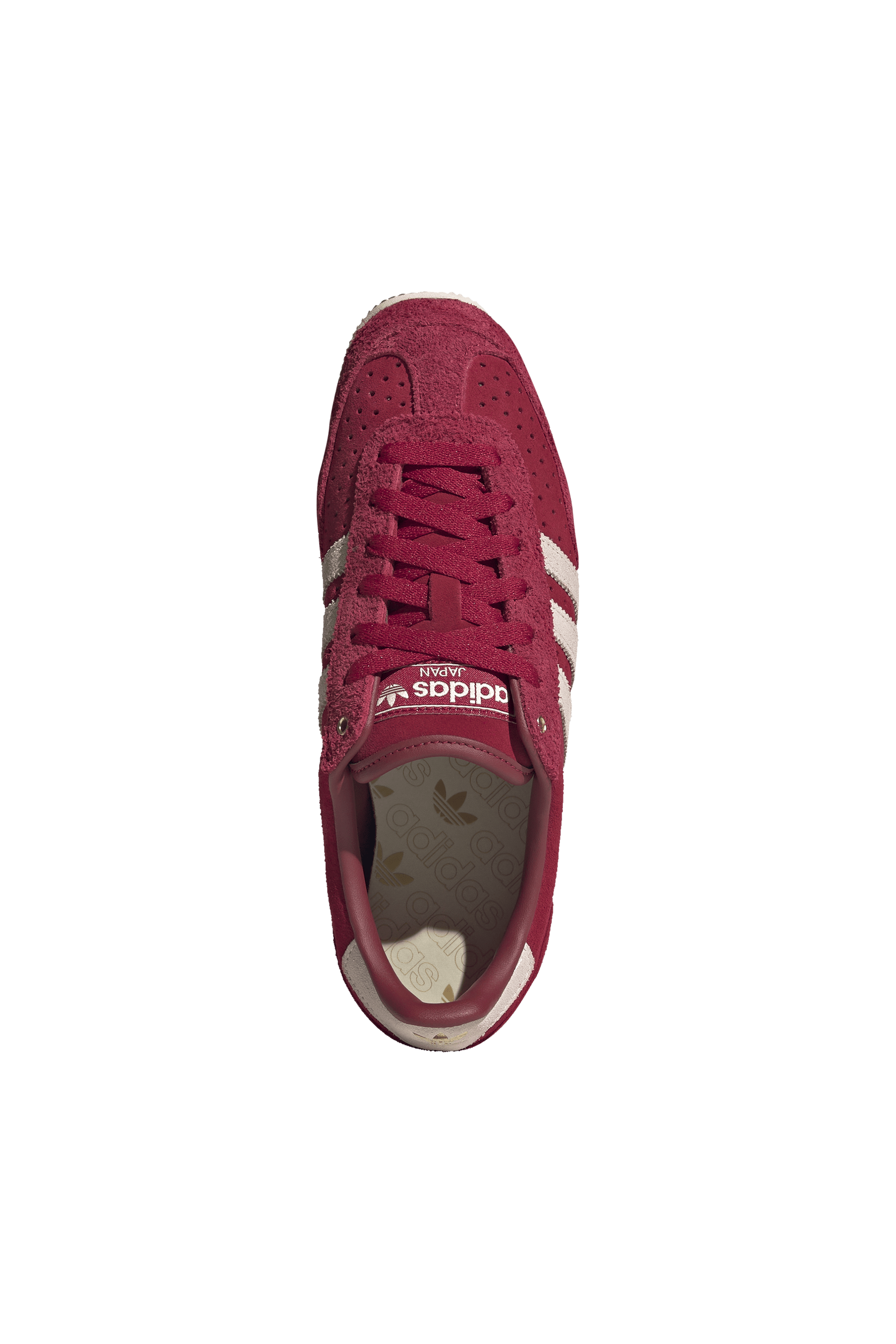 Baskets basses en cuir ADIDAS Bordeaux