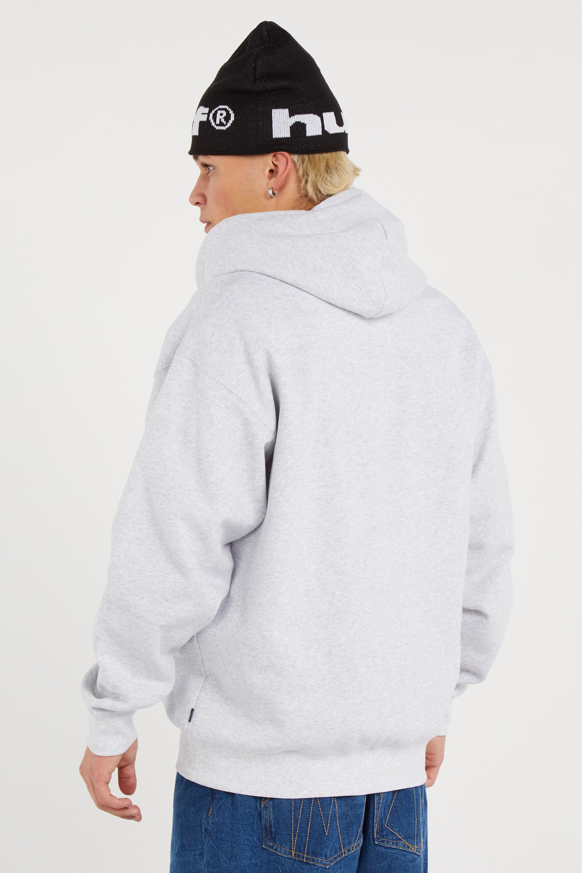 Tommy badge sweatshirt | Grey HUF Men