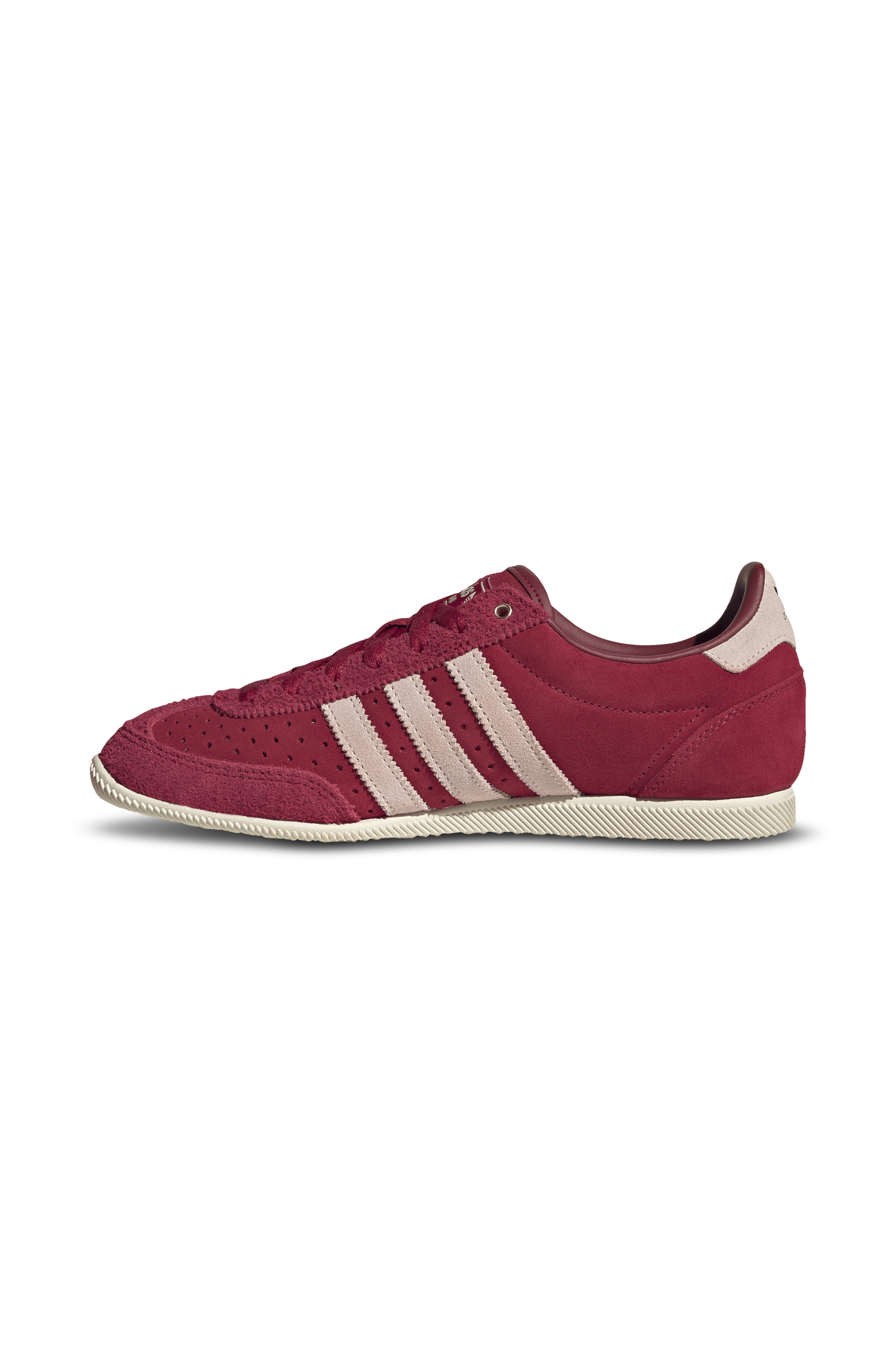 Clicoeur low suede trainers Burgundy