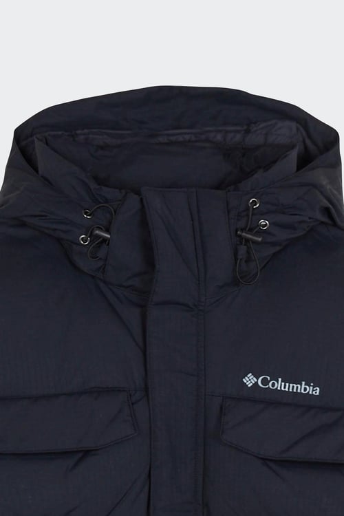 COLUMBIA Lightweight quilted padded jacket with high neck Black